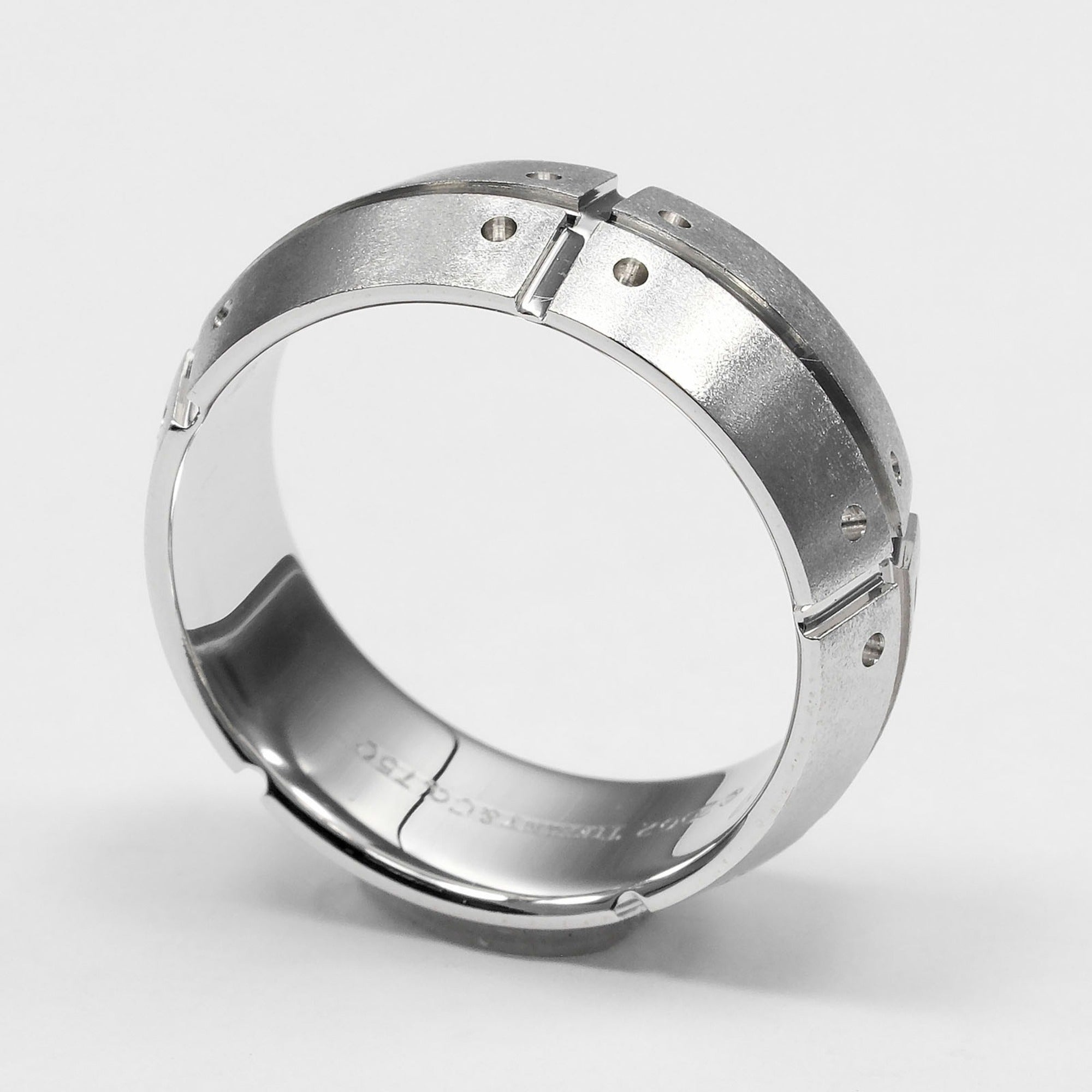 Tiffany White Gold (18K) Band Ring (Pre-Owned)