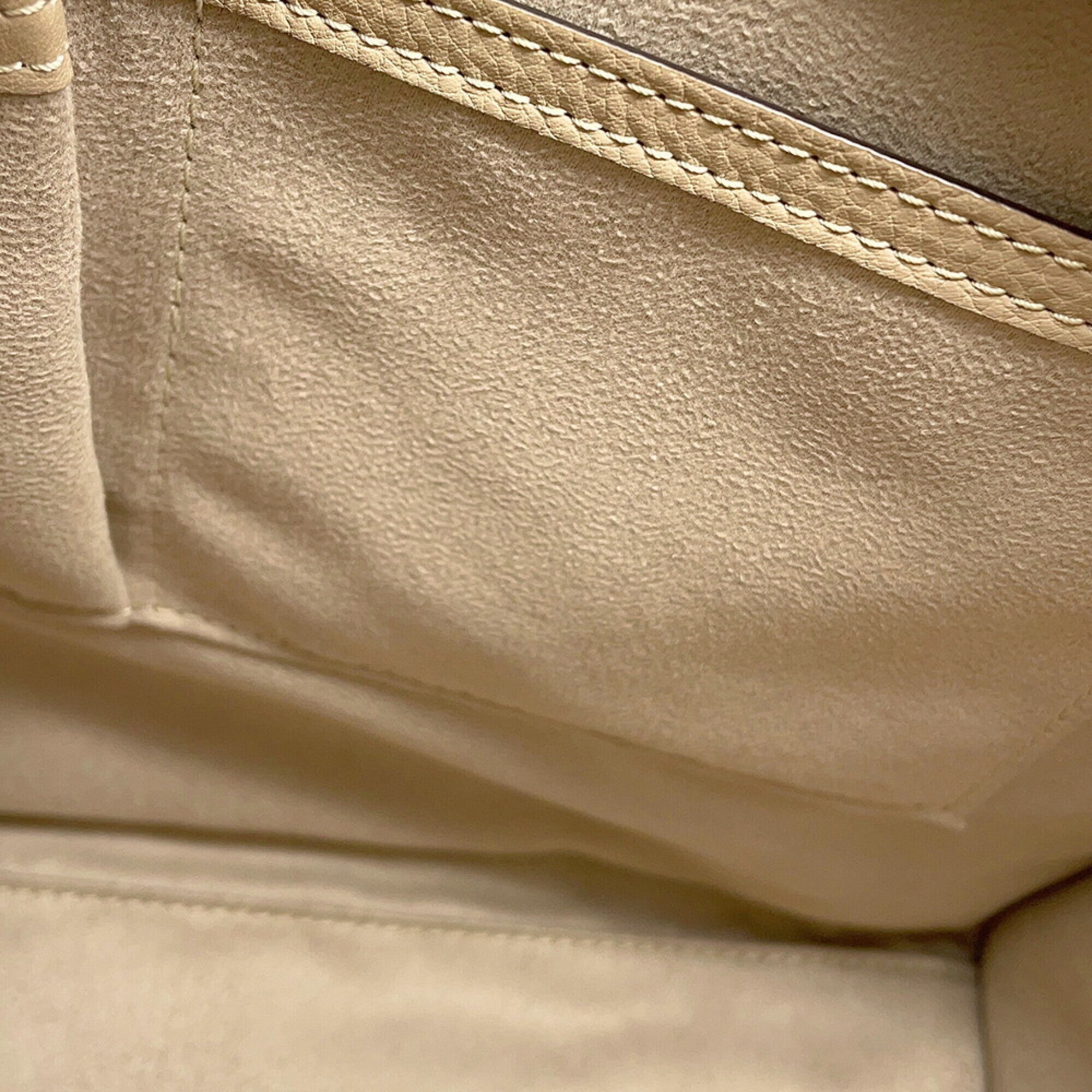 Celine Beige Leather Handbag (Pre-Owned)