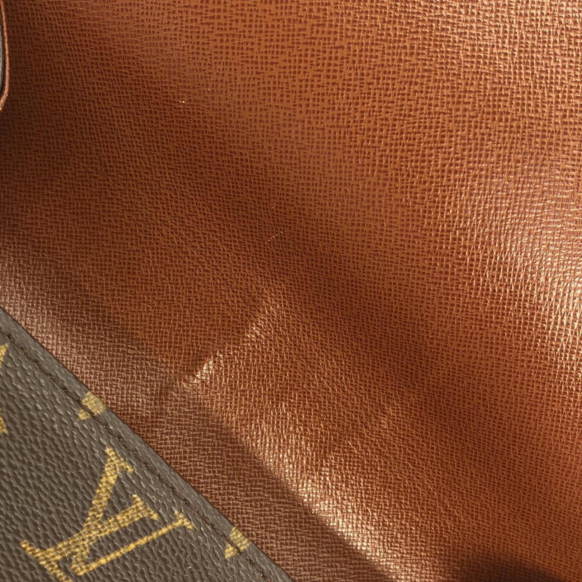 Louis Vuitton Monogram Marron Coated Canvas Shoulder Bag (Pre-Owned)