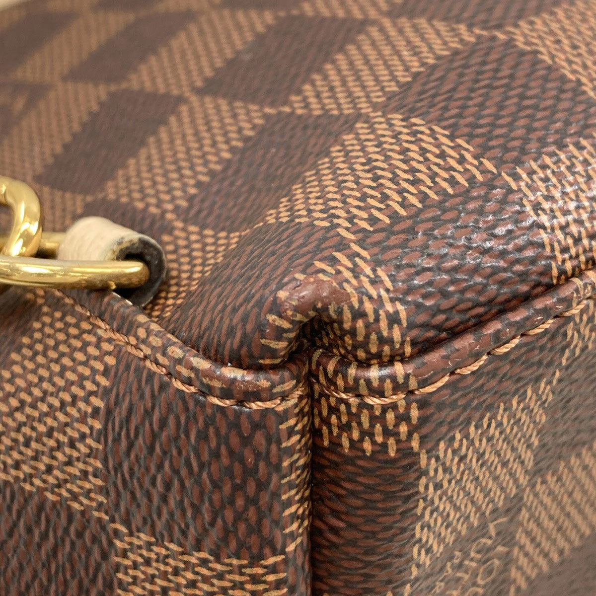 Louis Vuitton Damier Damier Canvas Ebene Damier Canvas Backpack (Pre-Owned)