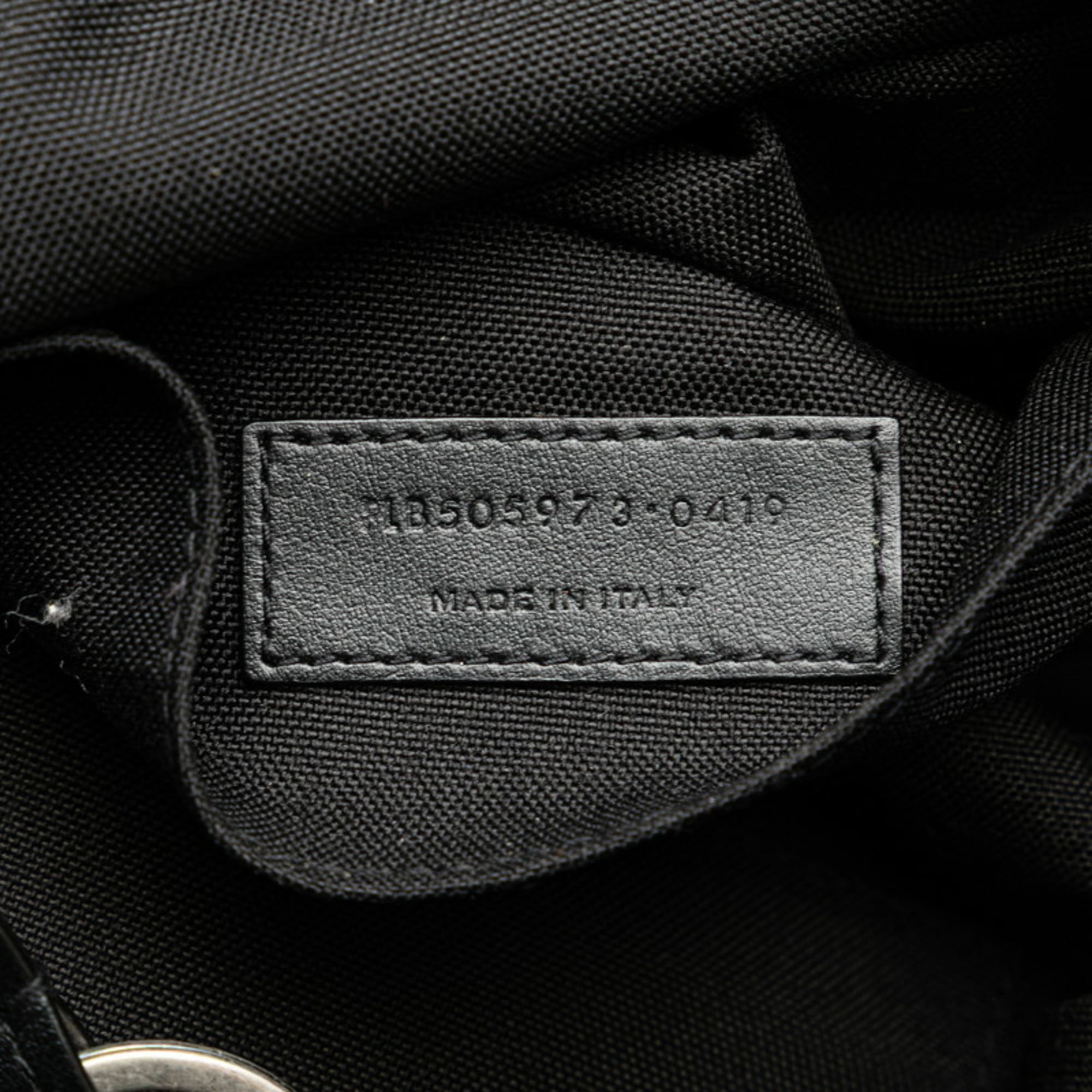 Saint Laurent Black Canvas Leather Fanny Pack (Pre-Owned)