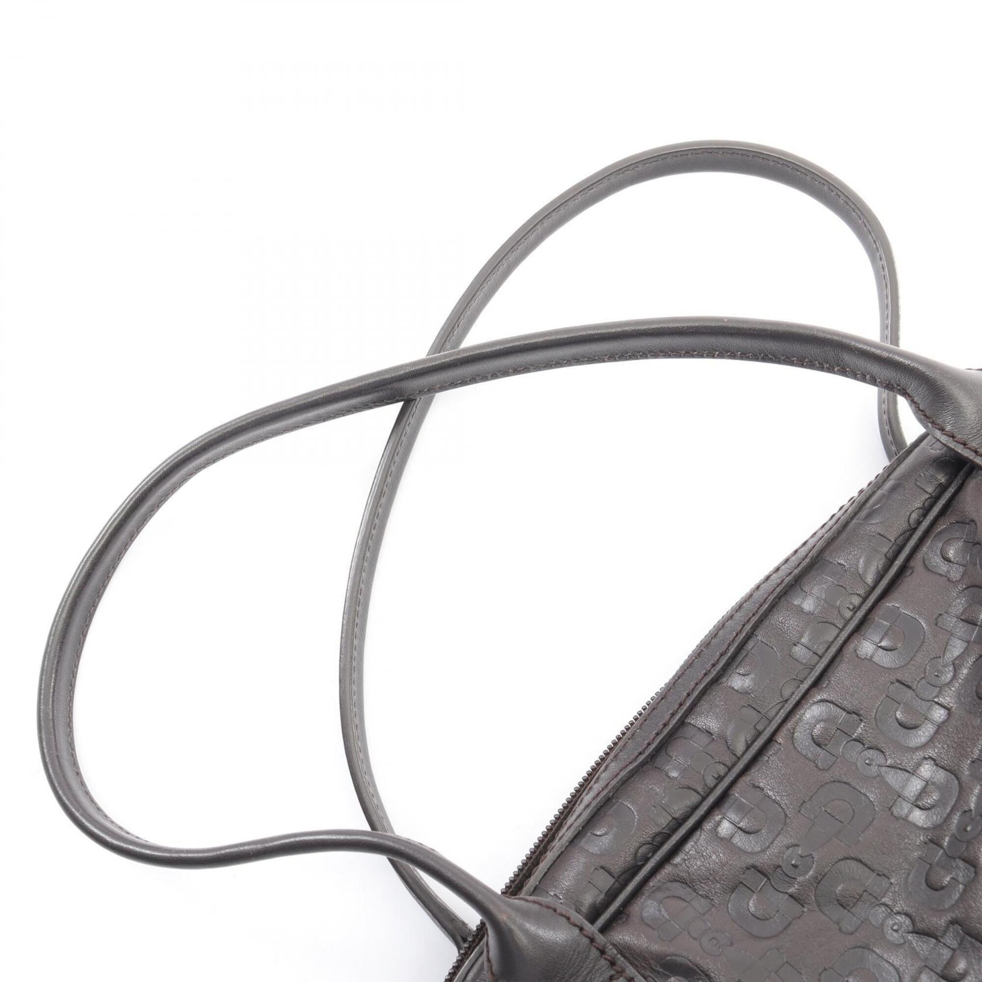 Gucci Brown Multi-Color Leather Handbag (Pre-Owned)