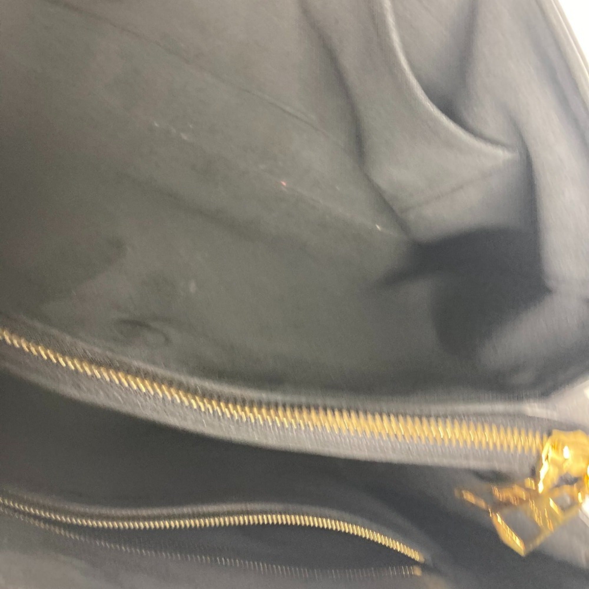 Louis Vuitton Black Brown Monogram Canvas Handbag Tote Bag (Pre-Owned)
