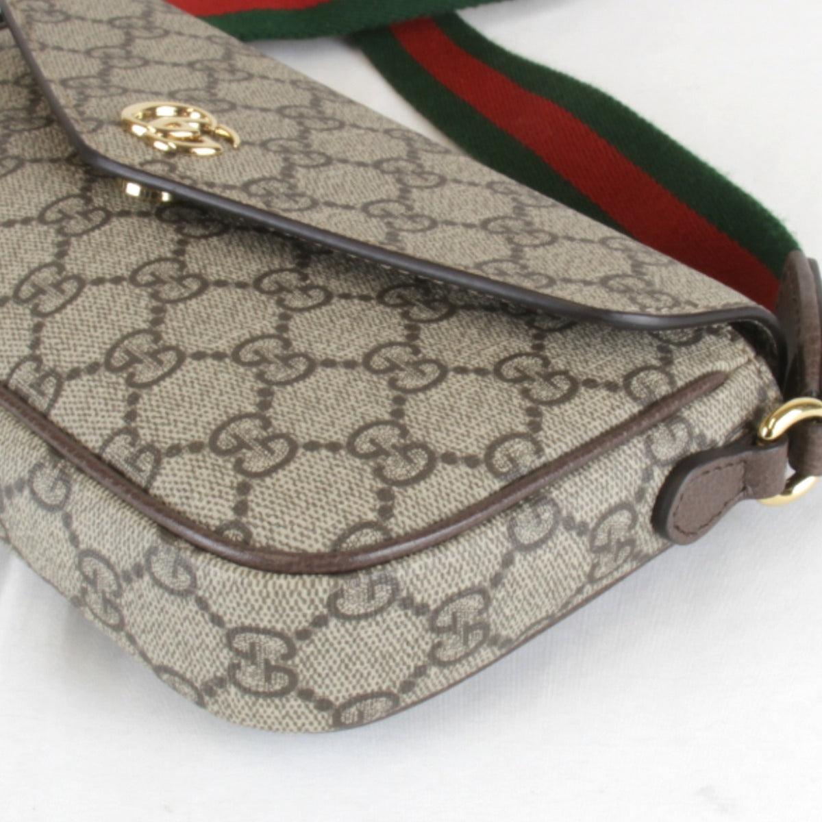 Gucci Brown Gg Supreme Shoulder Bag (Pre-Owned)