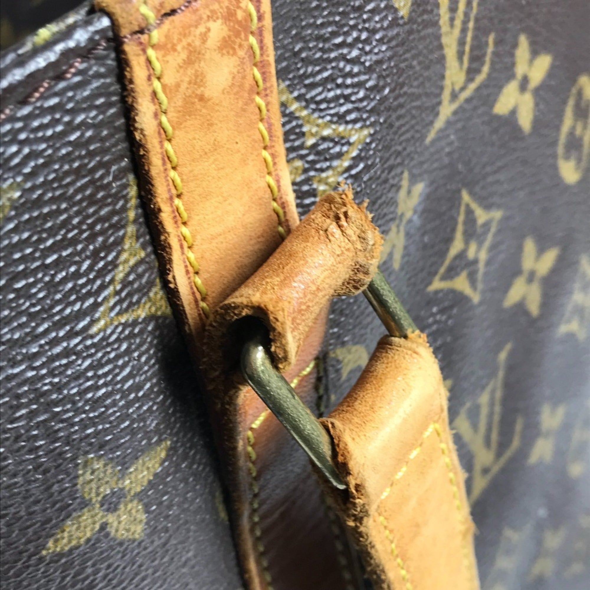 Louis Vuitton Brown Galle Monogram Shoulder Bag Tote Bag (Pre-Owned)