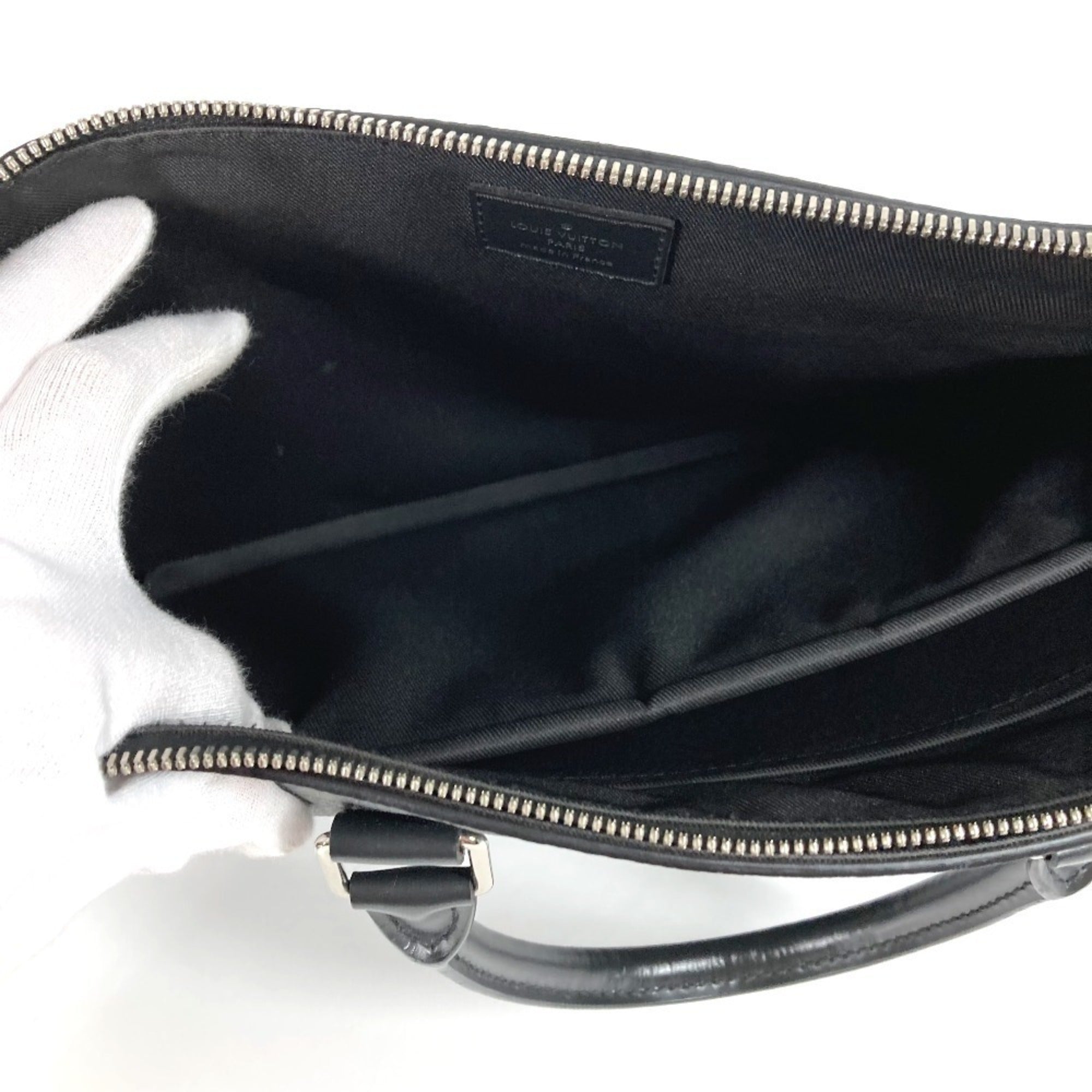 Louis Vuitton Black Damier Graphite Briefcase Handbag Shoulder Bag (Pre-Owned)