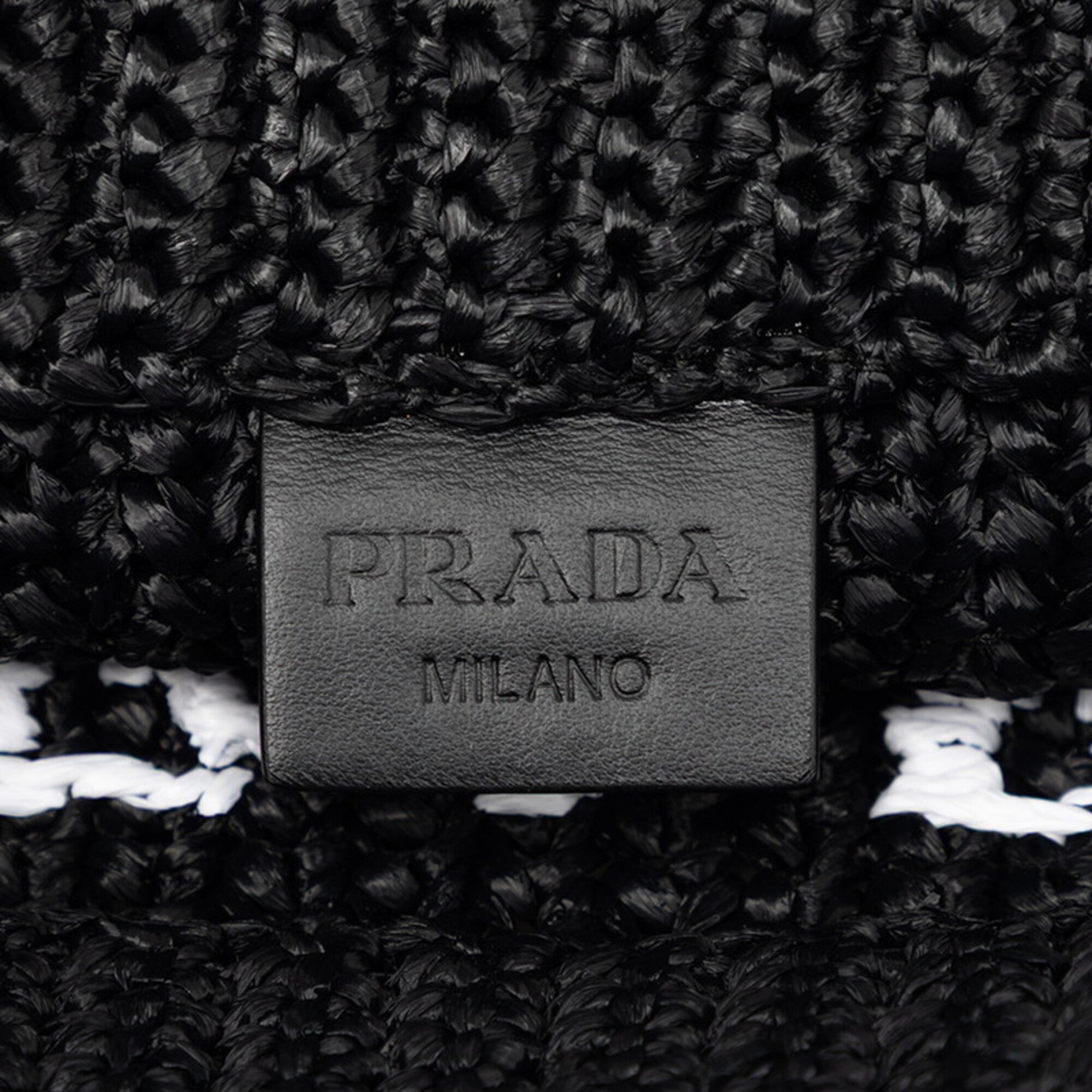 Prada Black Viscose Handbag Tote Bag (Pre-Owned)