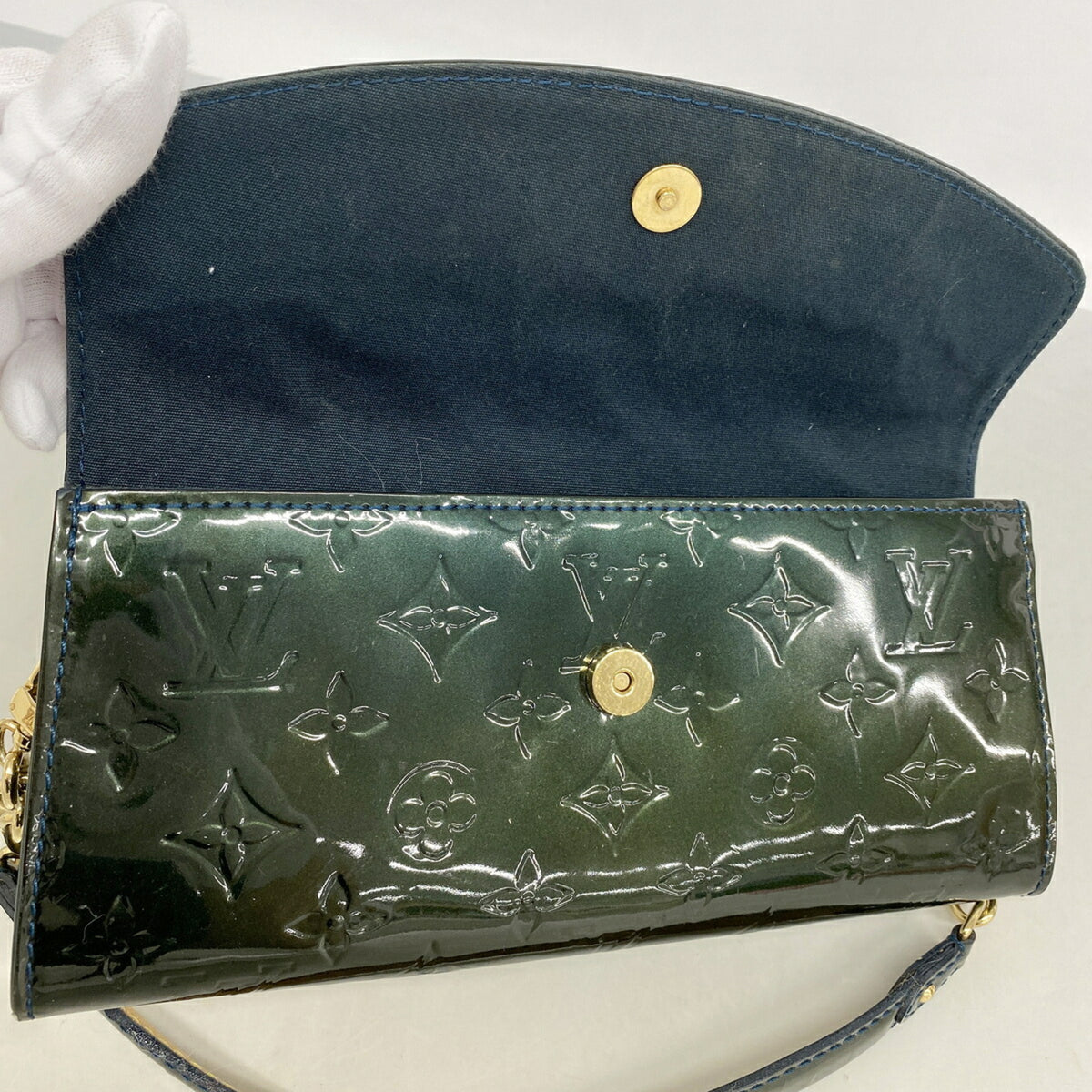 Louis Vuitton Blue Nuit Handbag (Pre-Owned)