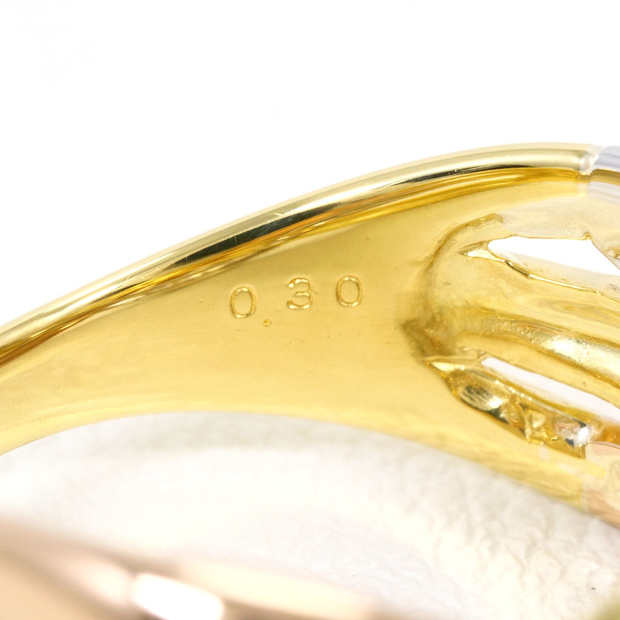 Unbranded Pink Gold Platinum Yellow Gold Yellow Gold (18K) Pink Gold (18K) Platinum 900 Band Ring (Pre-Owned)