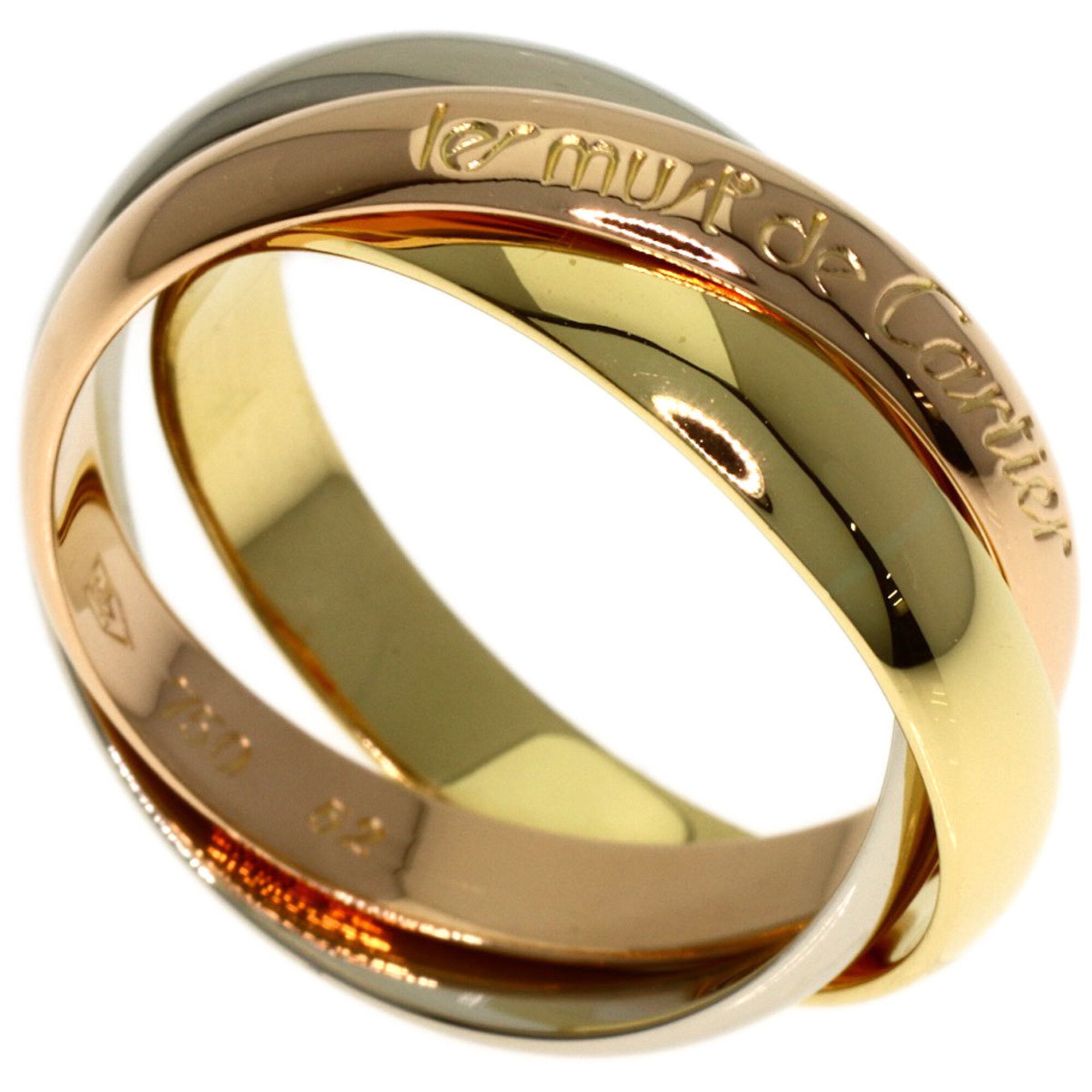 Cartier Yellow Gold (18K) Pink Gold (18K) White Gold (18K) Band Ring (Pre-Owned)