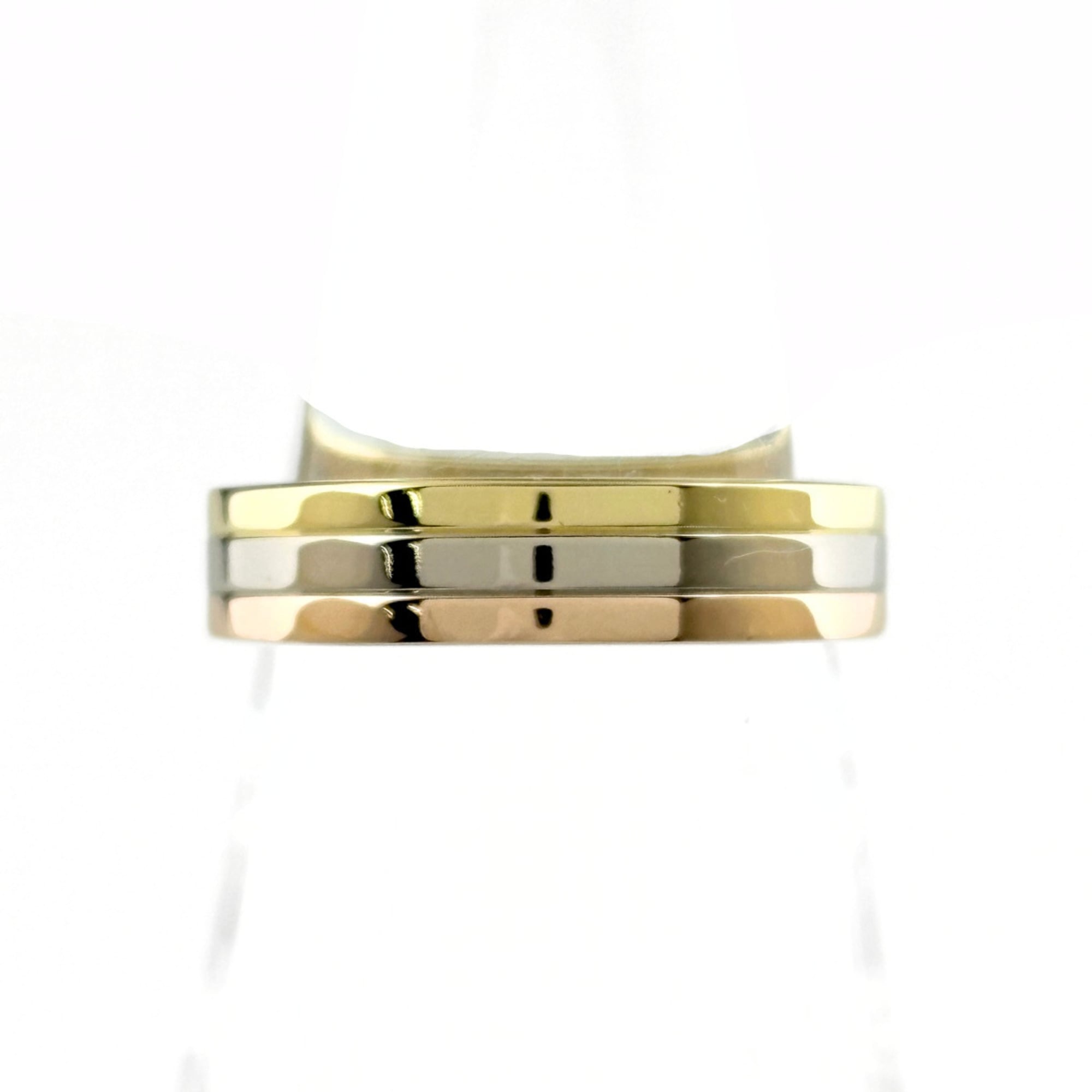 Cartier Pink White Yellow Band Ring (Pre-Owned)