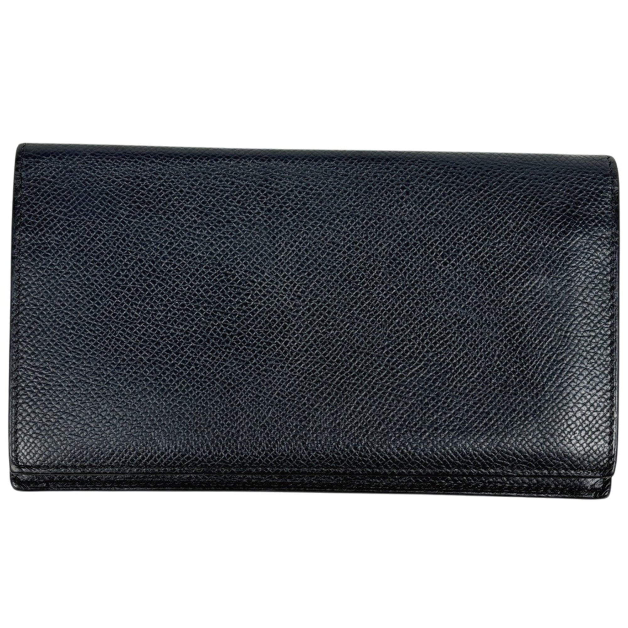 Hermes Blue Epsom Leather Long Wallet (Bi-Fold) (Pre-Owned)