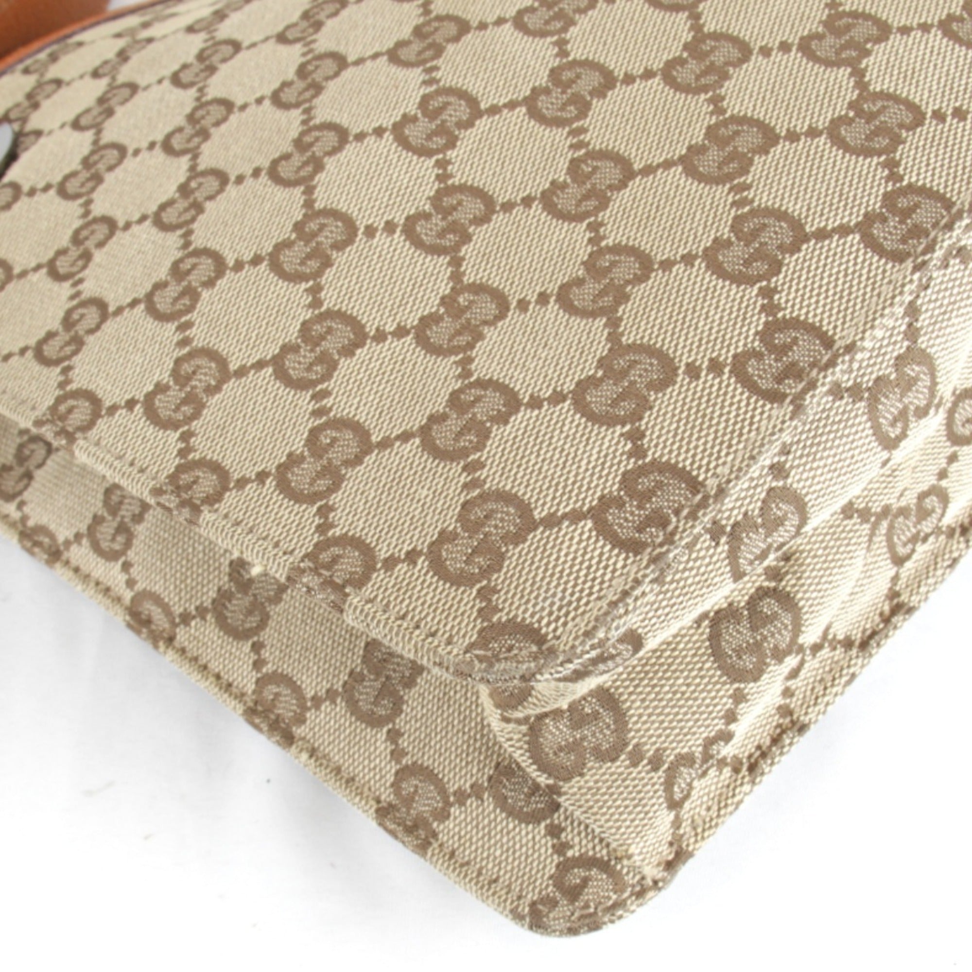 Gucci Gg Canvas Orange Gg Canvas Shoulder Bag (Pre-Owned)