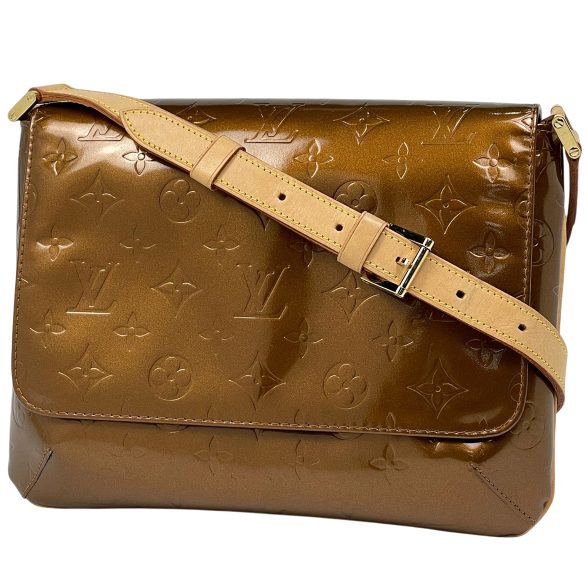 Louis Vuitton Bronze Monogram Vernis Shoulder Bag (Pre-Owned)