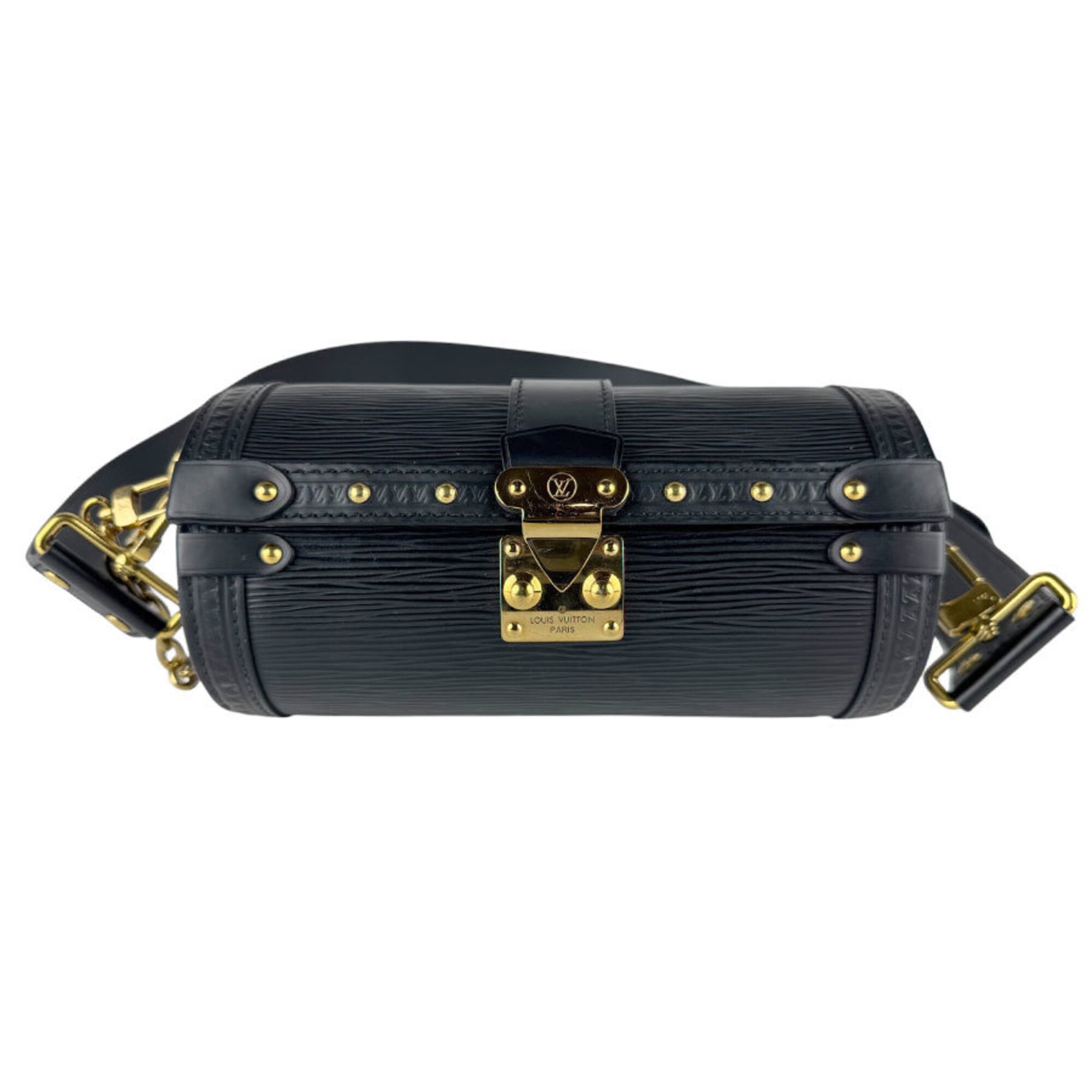 Louis Vuitton Black Epi Leather Handbag Shoulder Bag (Pre-Owned)