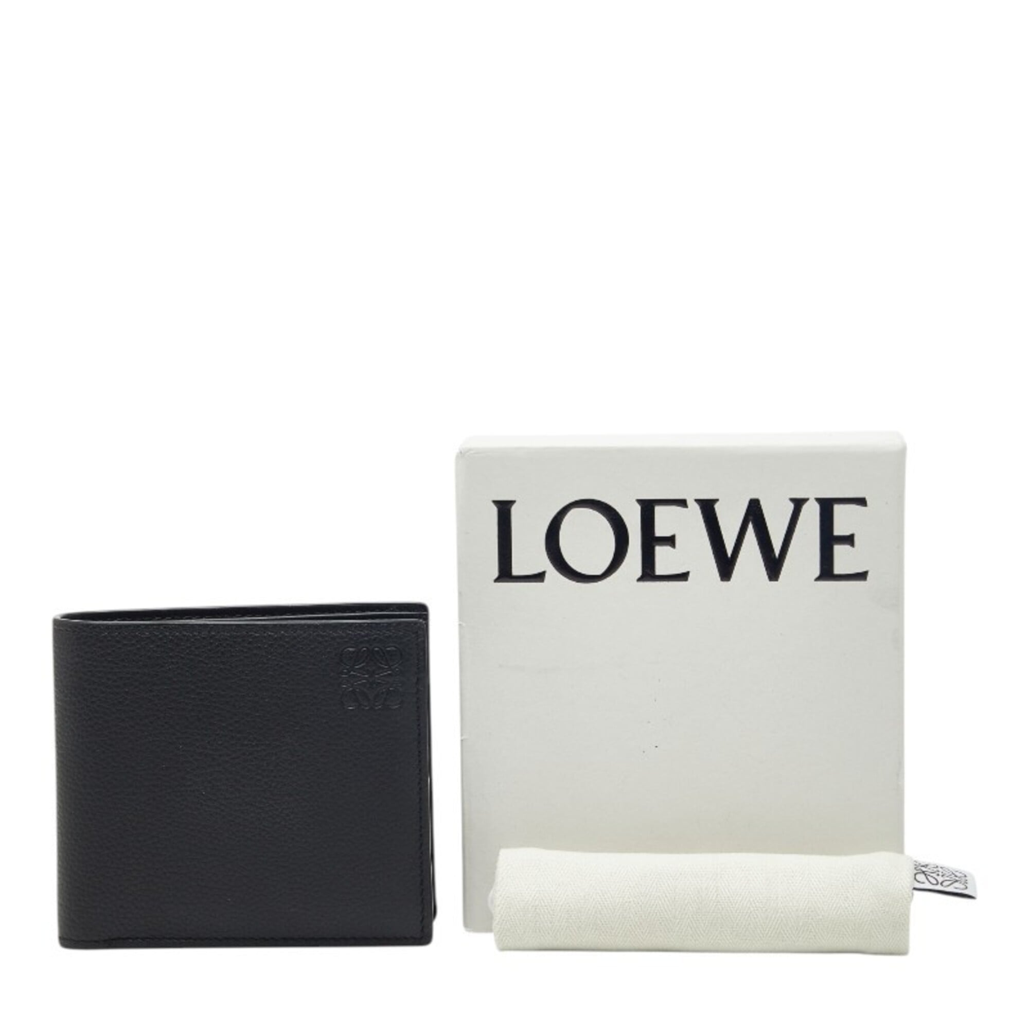Loewe Black Leather Wallet (Bi-Fold) (Pre-Owned)