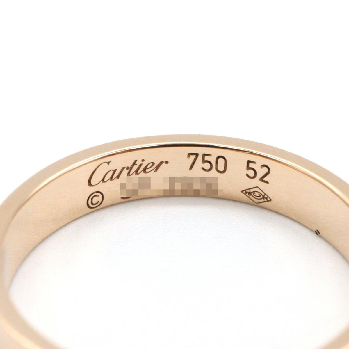 Cartier Gold Pink Gold (18K) Band Ring (Pre-Owned)
