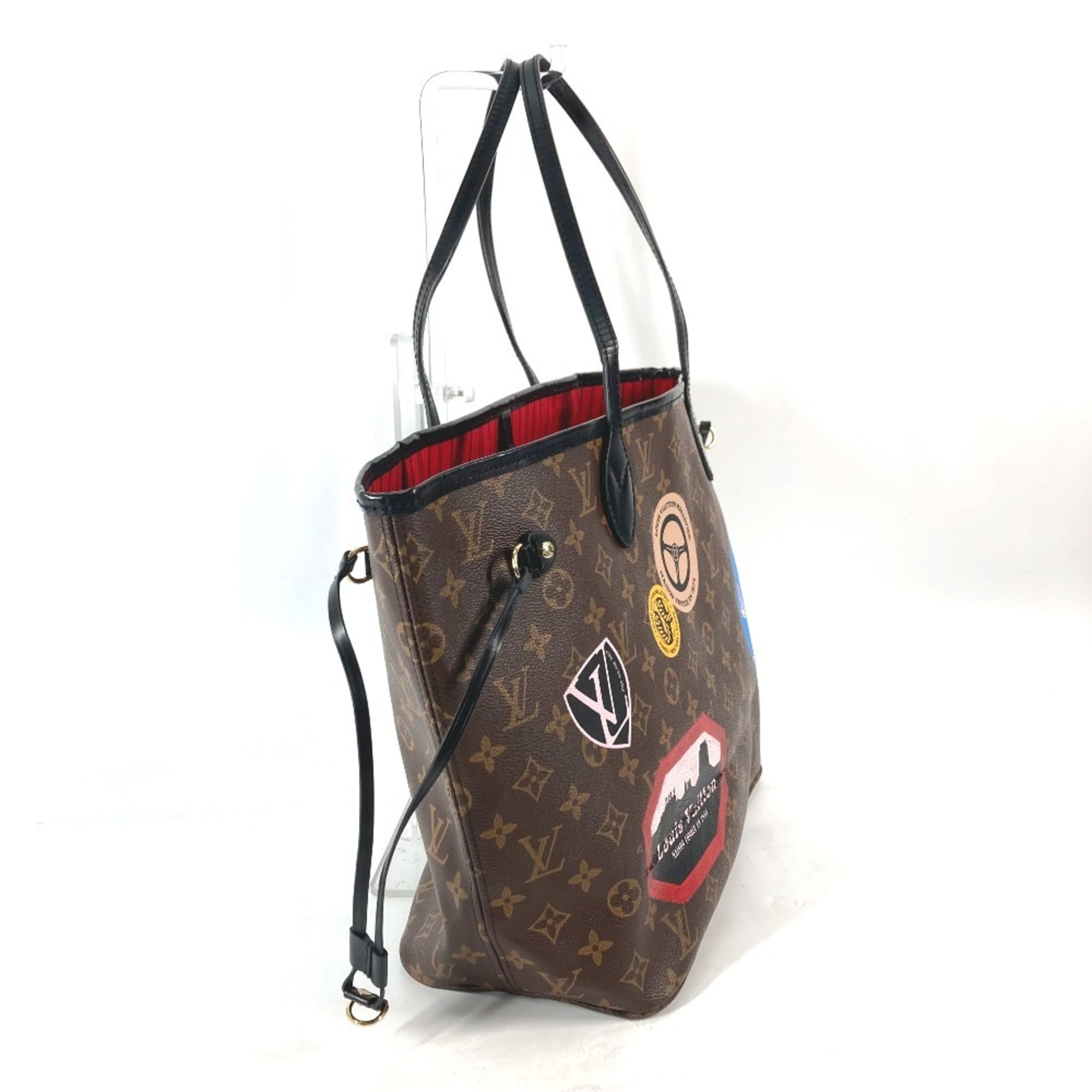 Louis Vuitton Black Brown Monogram Shoulder Bag Tote Bag (Pre-Owned)