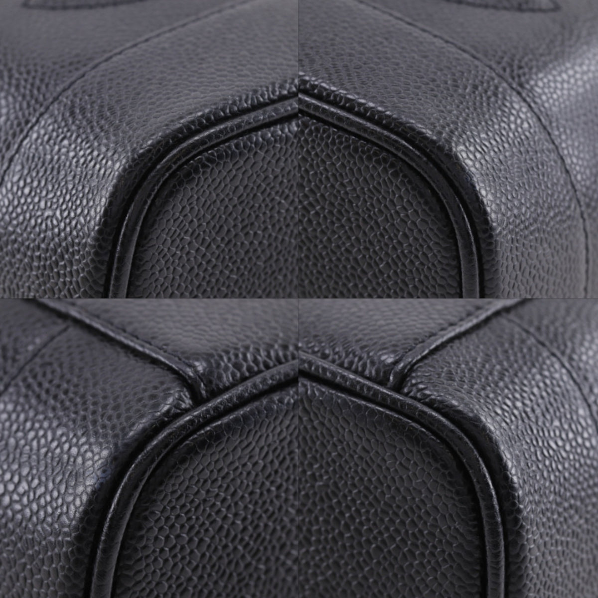 Chanel Black Grained Calfskin Vanity Bag (Pre-Owned)