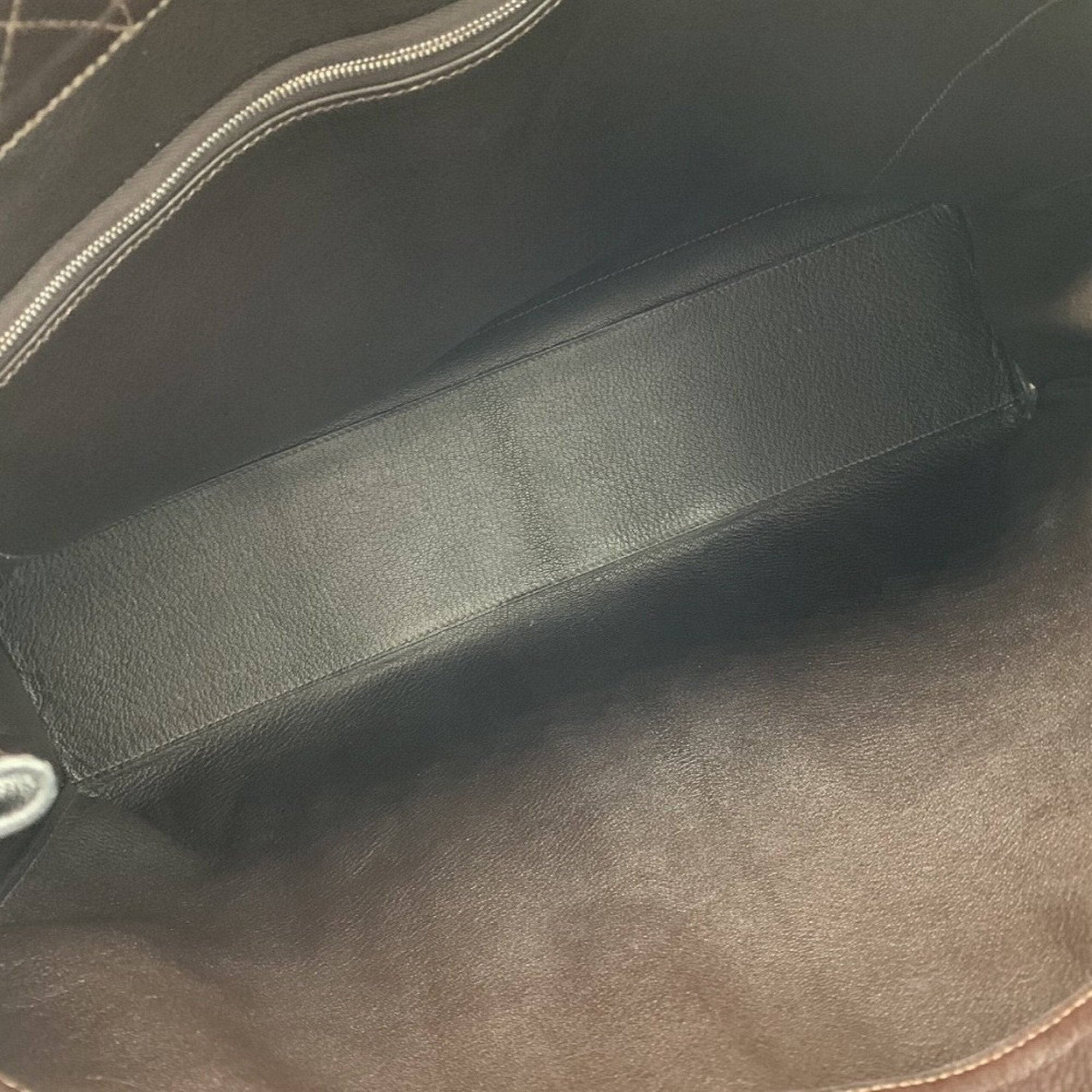Hermes Brown Leather Tote Bag (Pre-Owned)