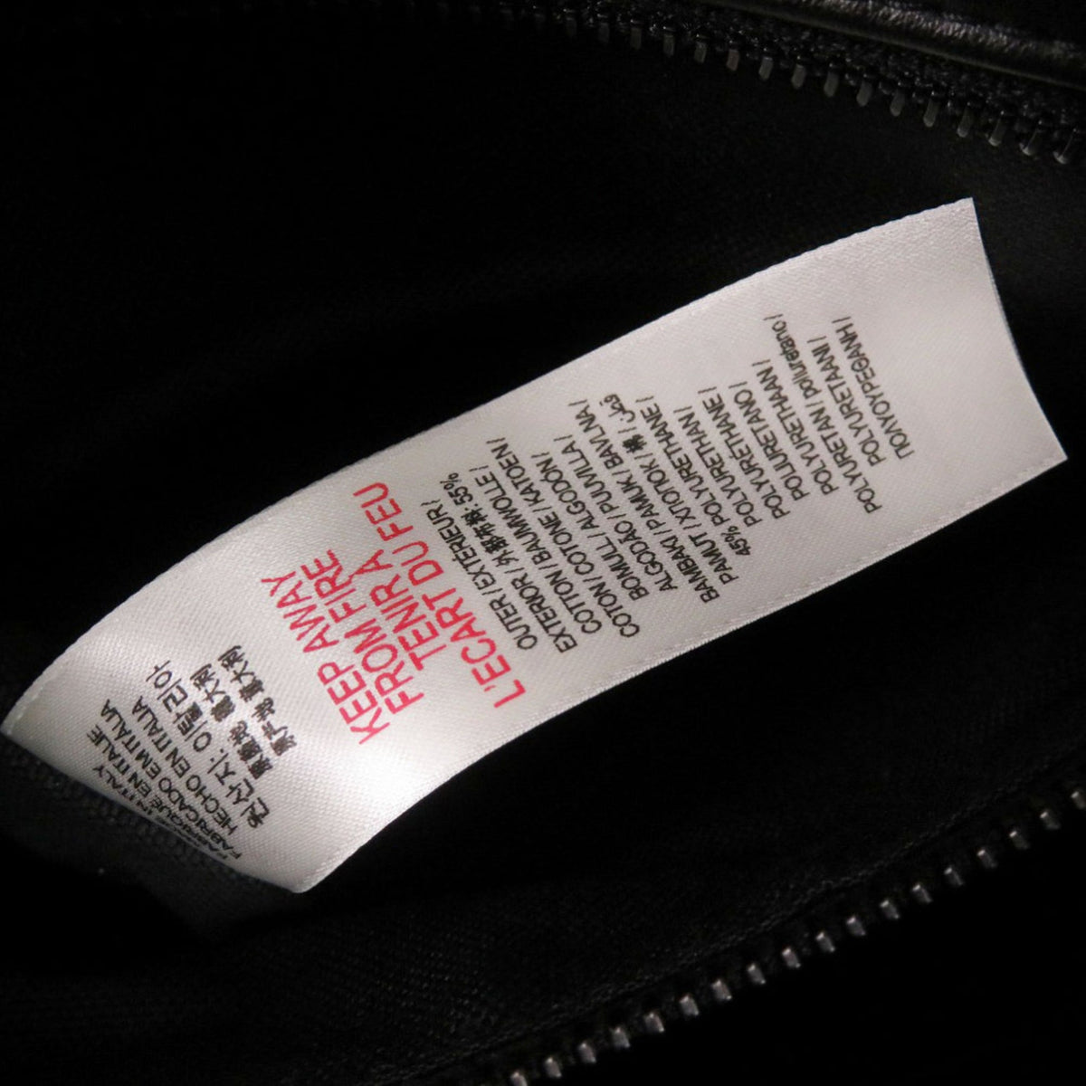 Burberry Black Orange Pvc Leather Tote Bag (Pre-Owned)