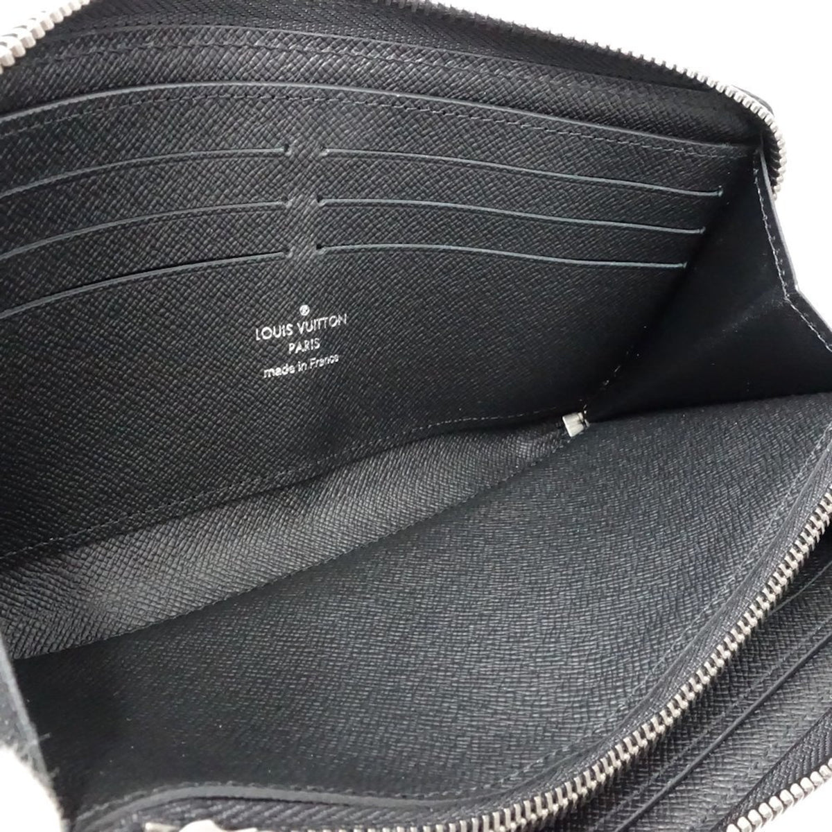Louis Vuitton Monogram Eclipse Monogram Eclipse Noir Monogram Eclipse Long Wallet (Bi-Fold) (Pre-Owned)