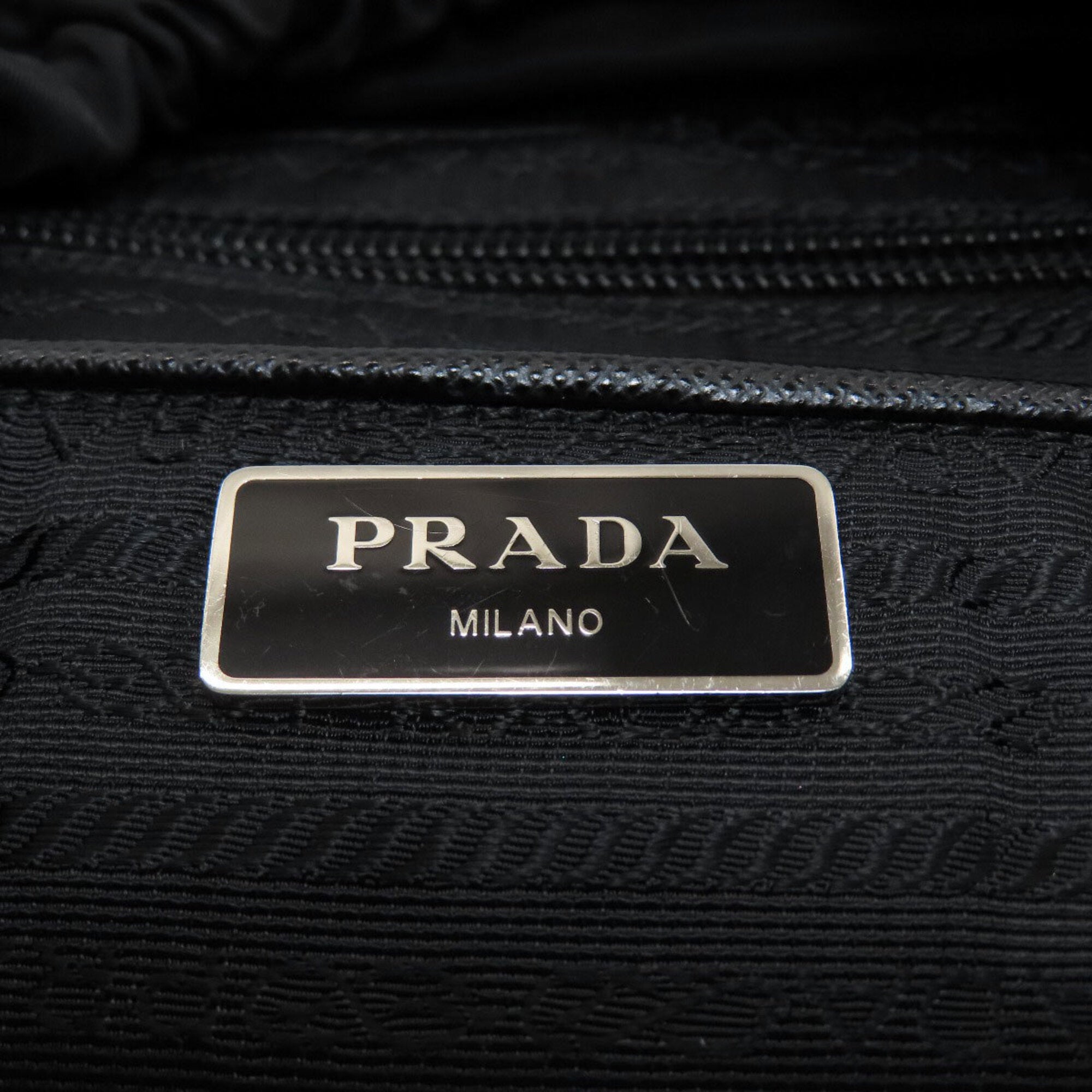 Prada Black Nylon Backpack (Pre-Owned)