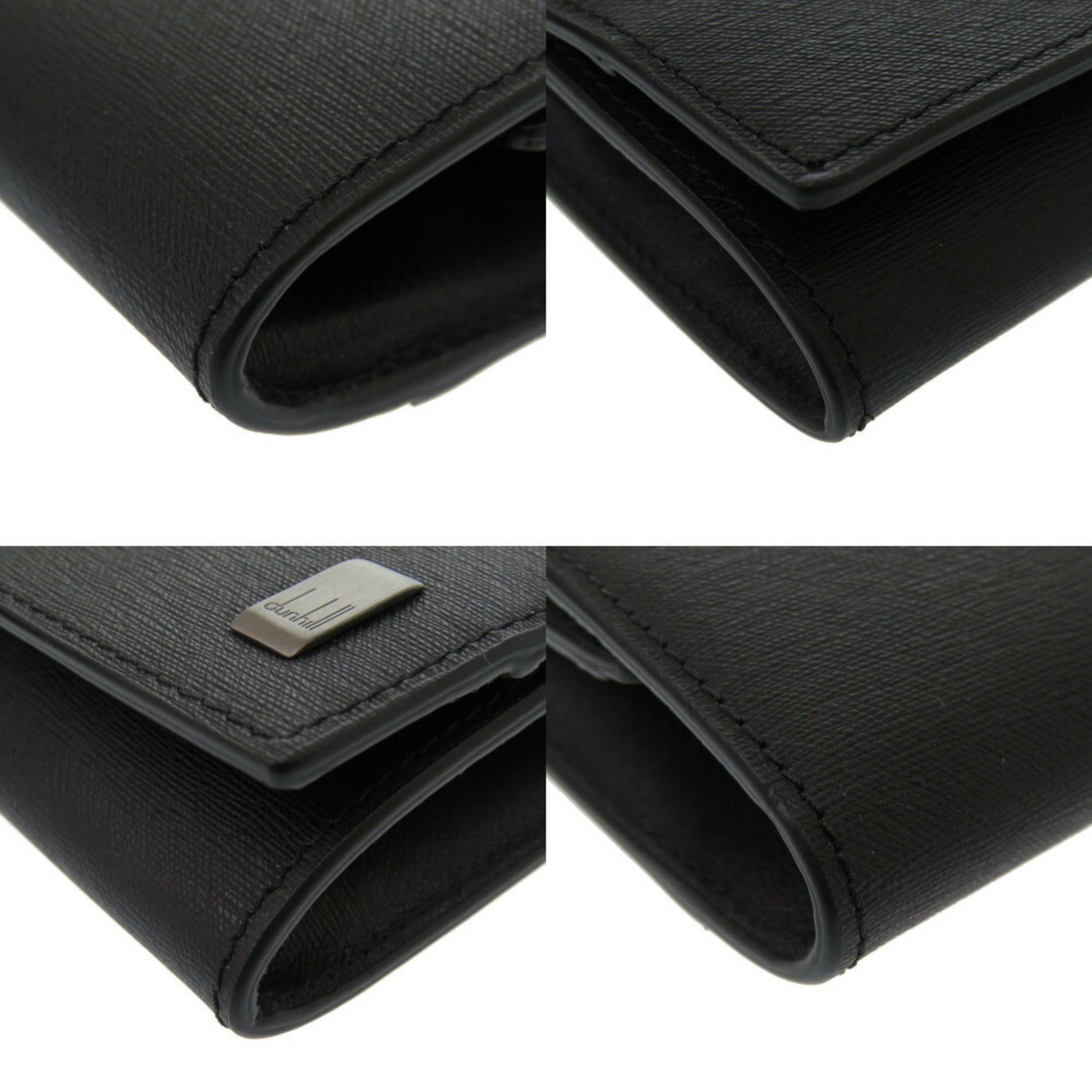 Dunhill Black Leather Coin Purse/Coin Case (Pre-Owned)