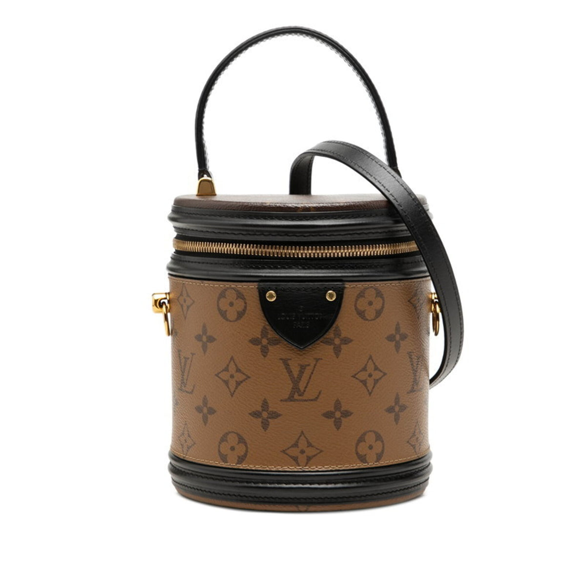 Louis Vuitton Brown Pvc Leather Shoulder Bag Vanity Bag (Pre-Owned)