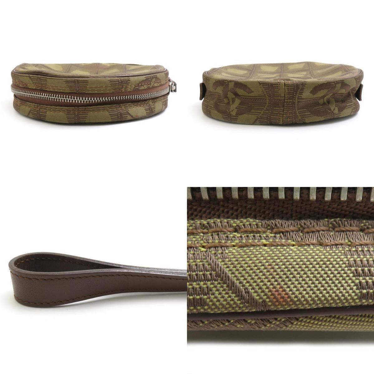 Chanel Brown Khaki New Travel Line Pouch (Pre-Owned)