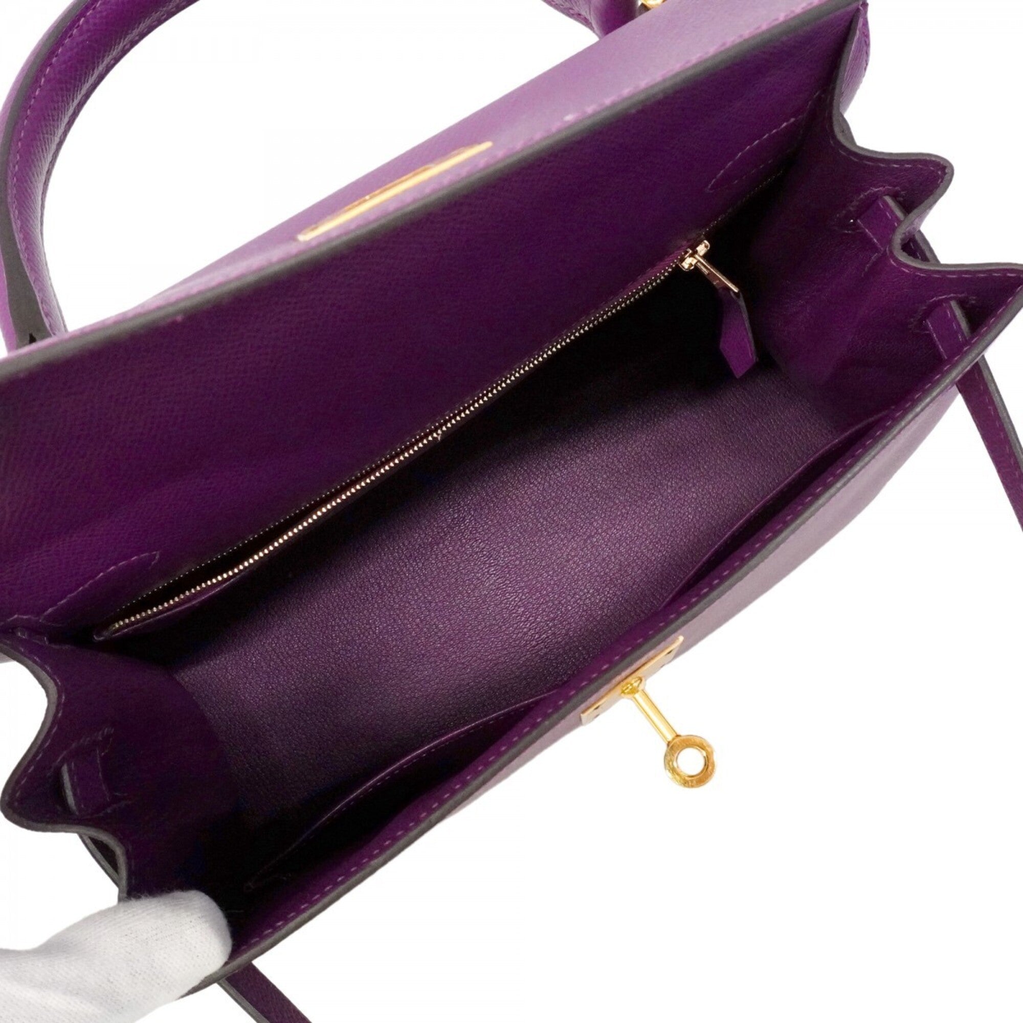 Hermes Anemone Epsom Leather Handbag (Pre-Owned)