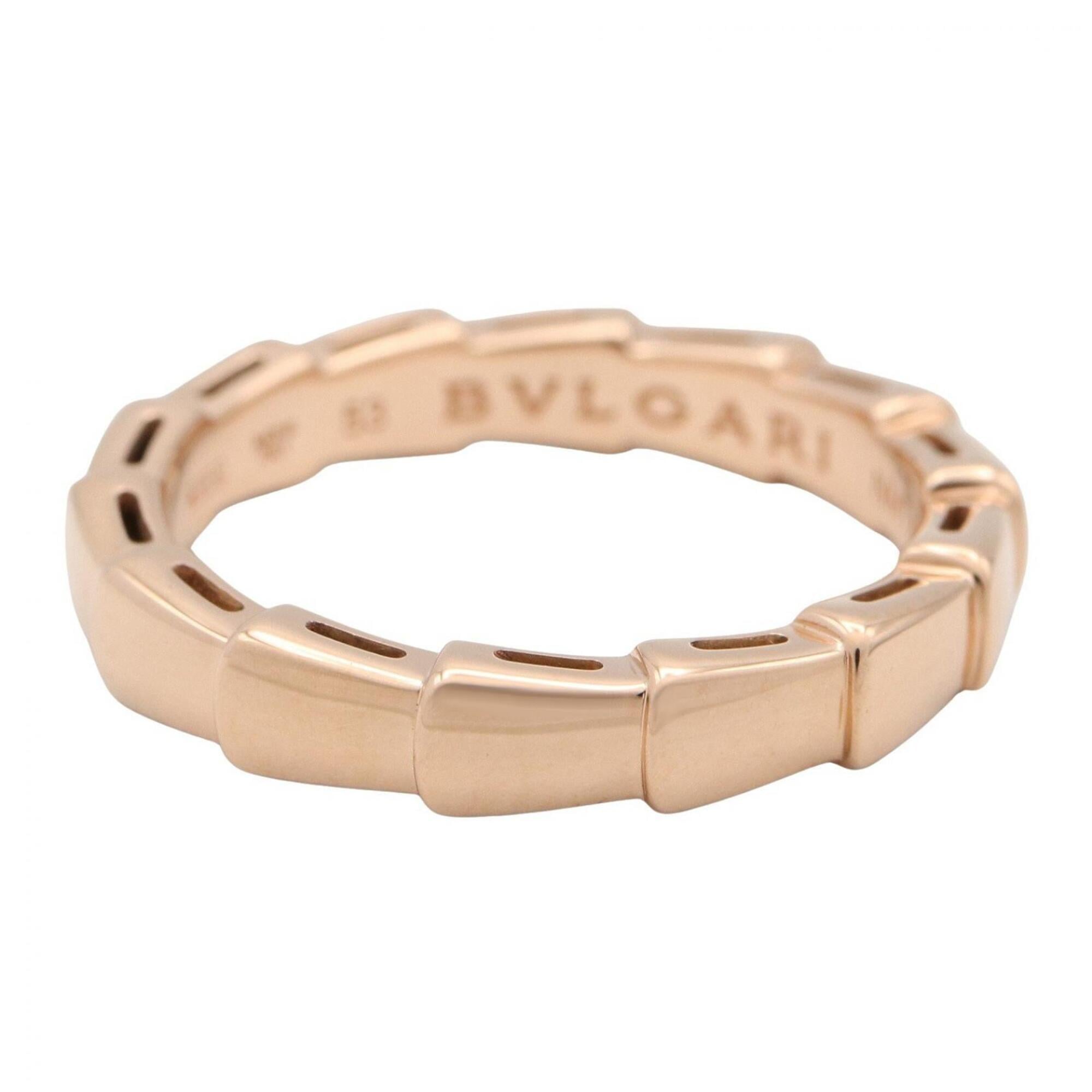 Bvlgari Gold Pink Gold (18K) Band Ring (Pre-Owned)