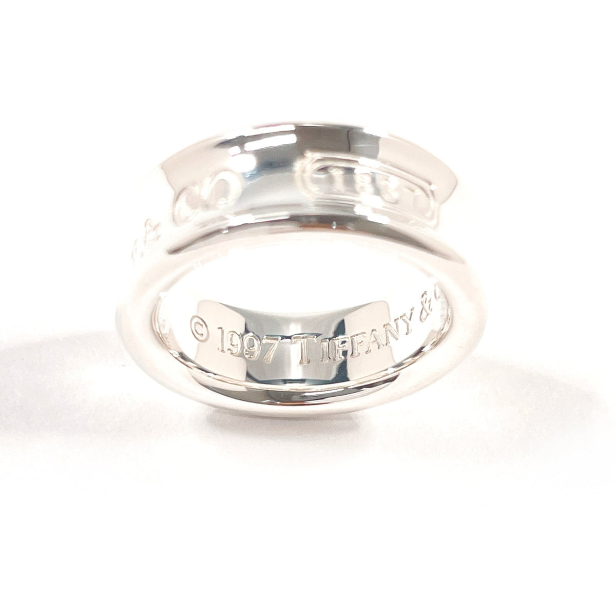 Tiffany Silver Silver 925 Band Ring (Pre-Owned)
