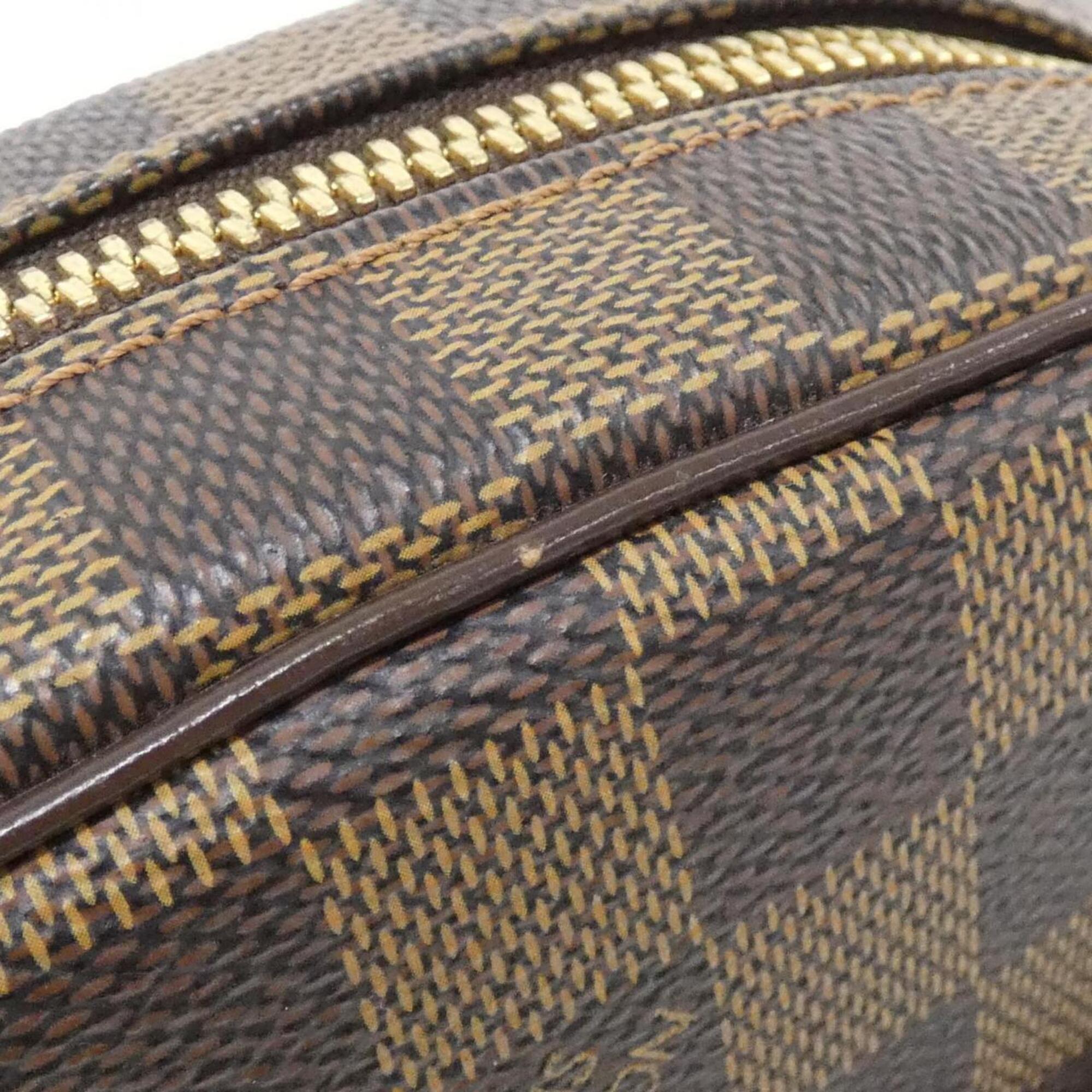 Louis Vuitton Damier Brown Ebene Coated Canvas Shoulder Bag (Pre-Owned)