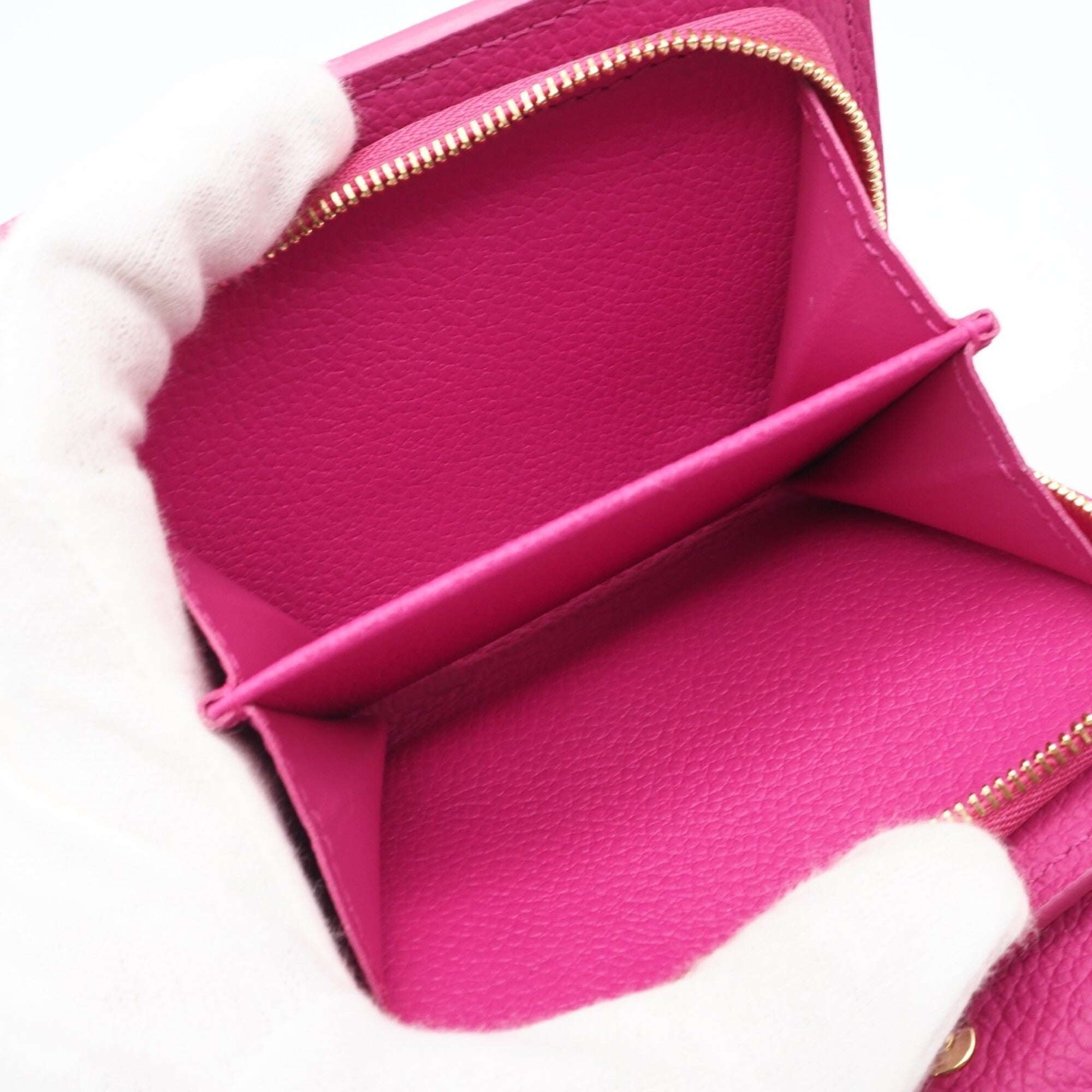 Louis Vuitton Multi-Color Pink Leather Wallet (Bi-Fold) (Pre-Owned)