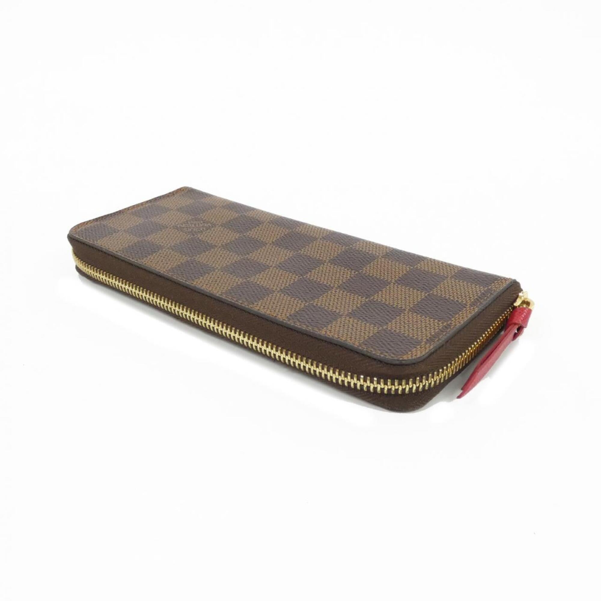 Louis Vuitton Damier Ebene Coated Canvas Long Wallet (Bi-Fold) (Pre-Owned)