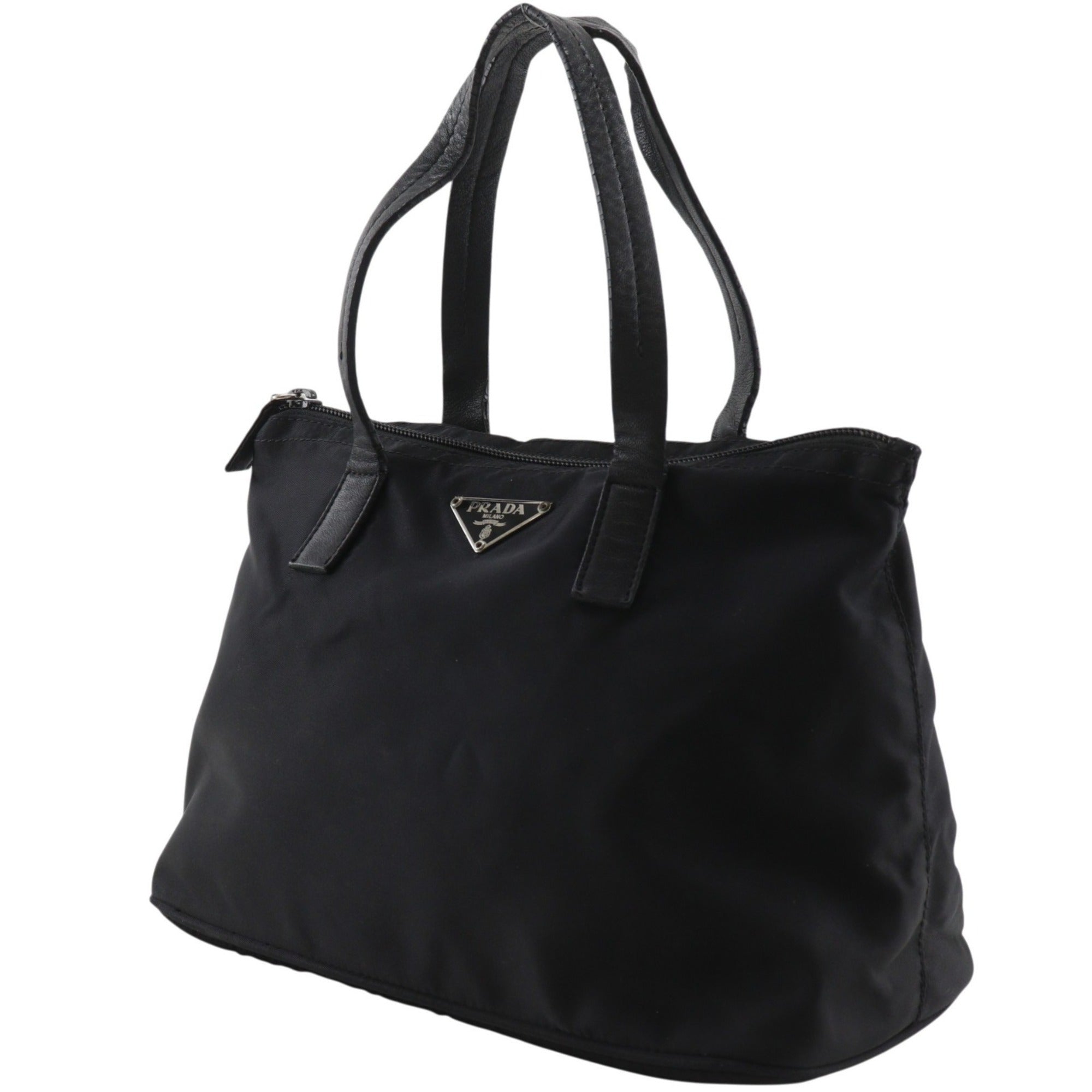 Prada Black Nylon Handbag (Pre-Owned)