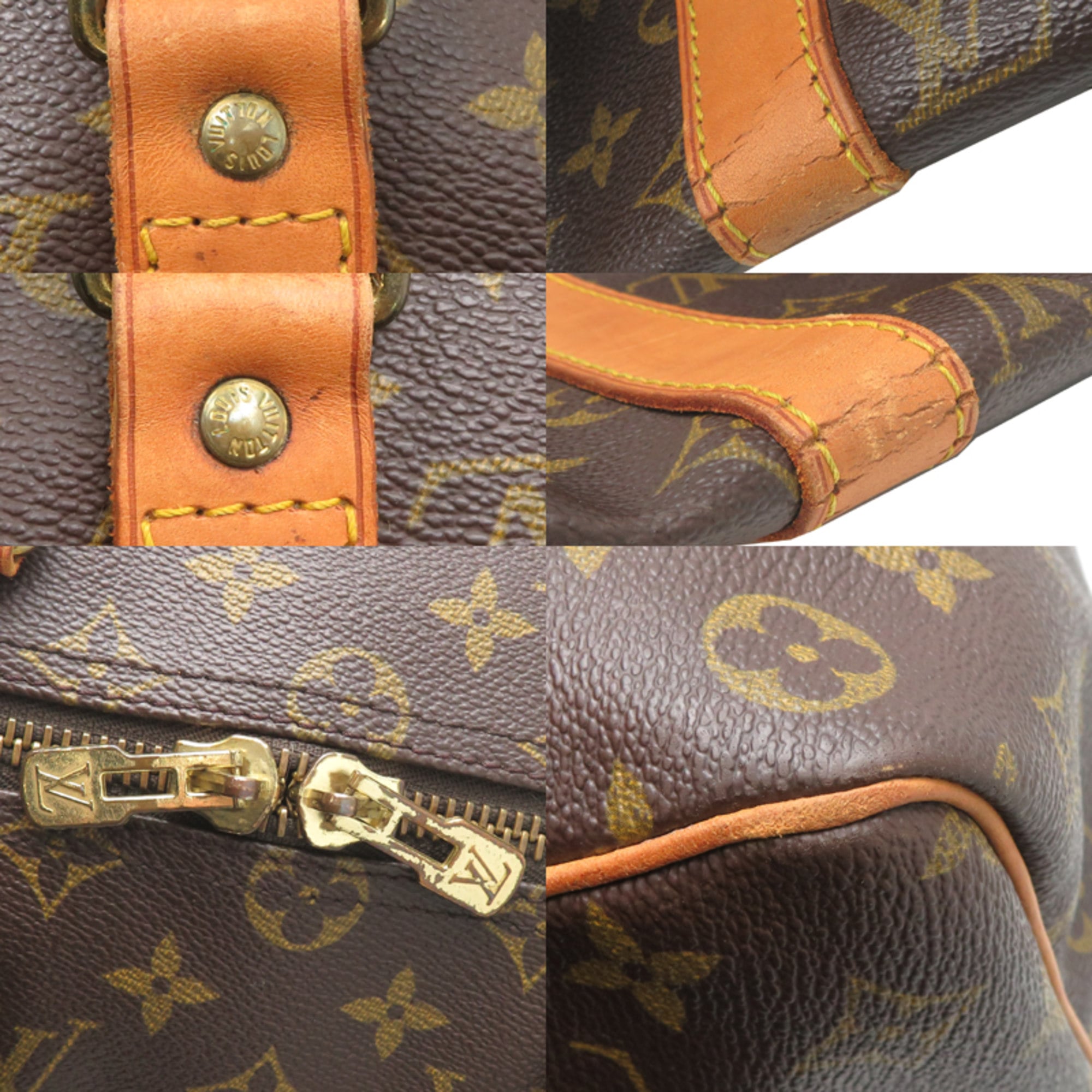 Louis Vuitton Brown Monogram Boston Bag (Pre-Owned)