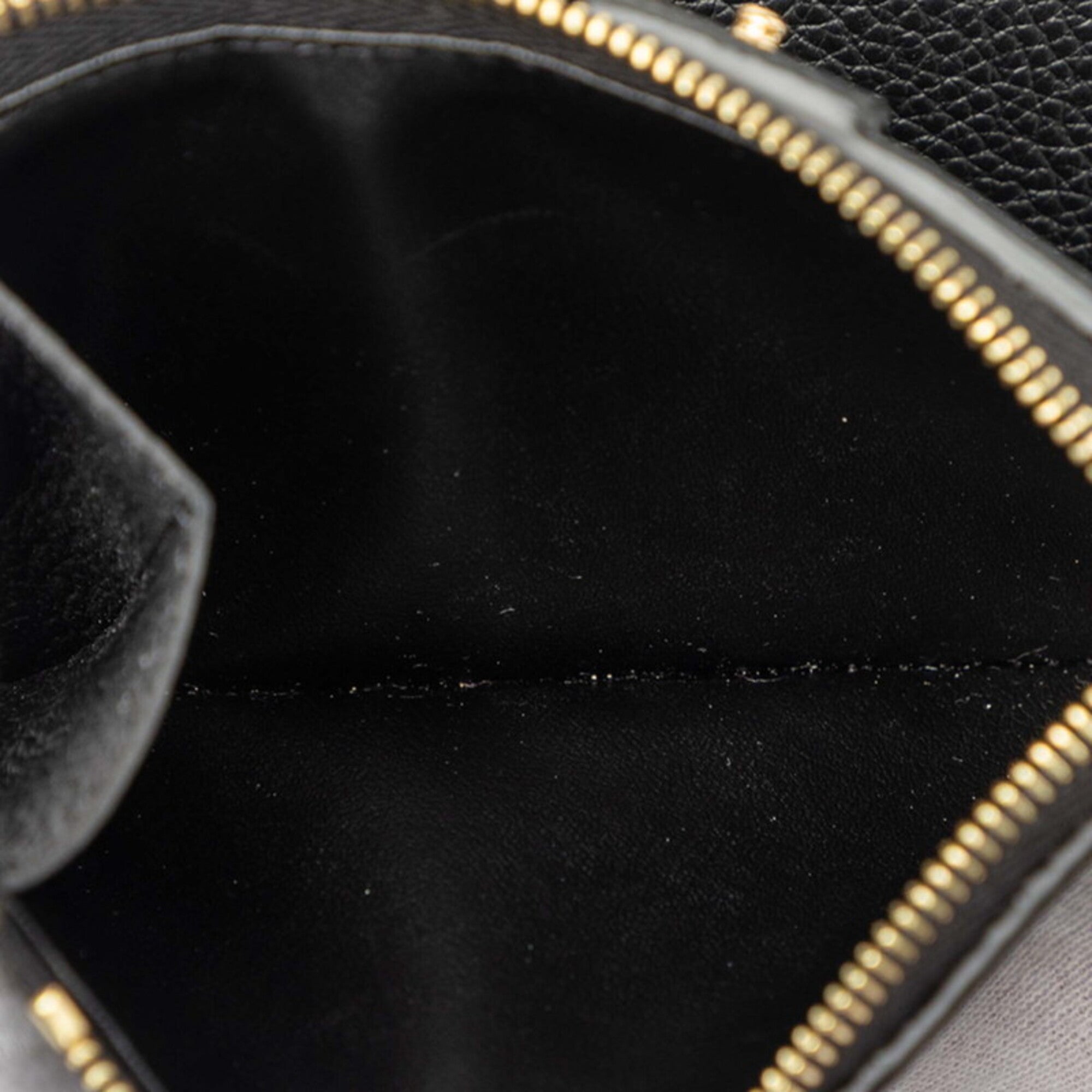 Louis Vuitton Black Noir Leather Wallet (Bi-Fold) (Pre-Owned)