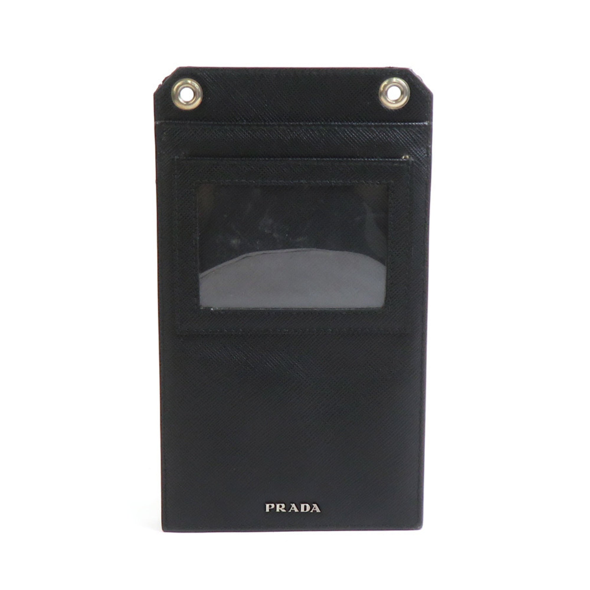 Prada Black Leather Shoulder Bag (Pre-Owned)