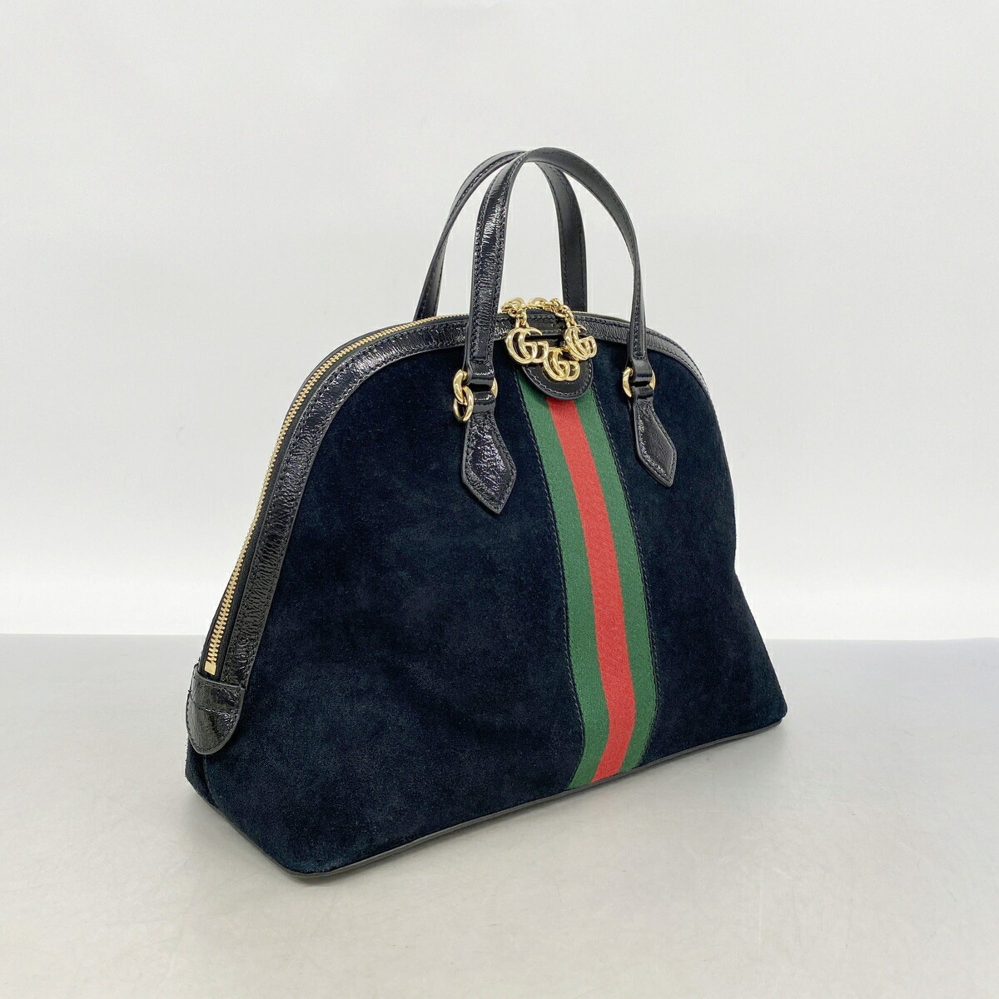 Gucci Black Suede Handbag (Pre-Owned)