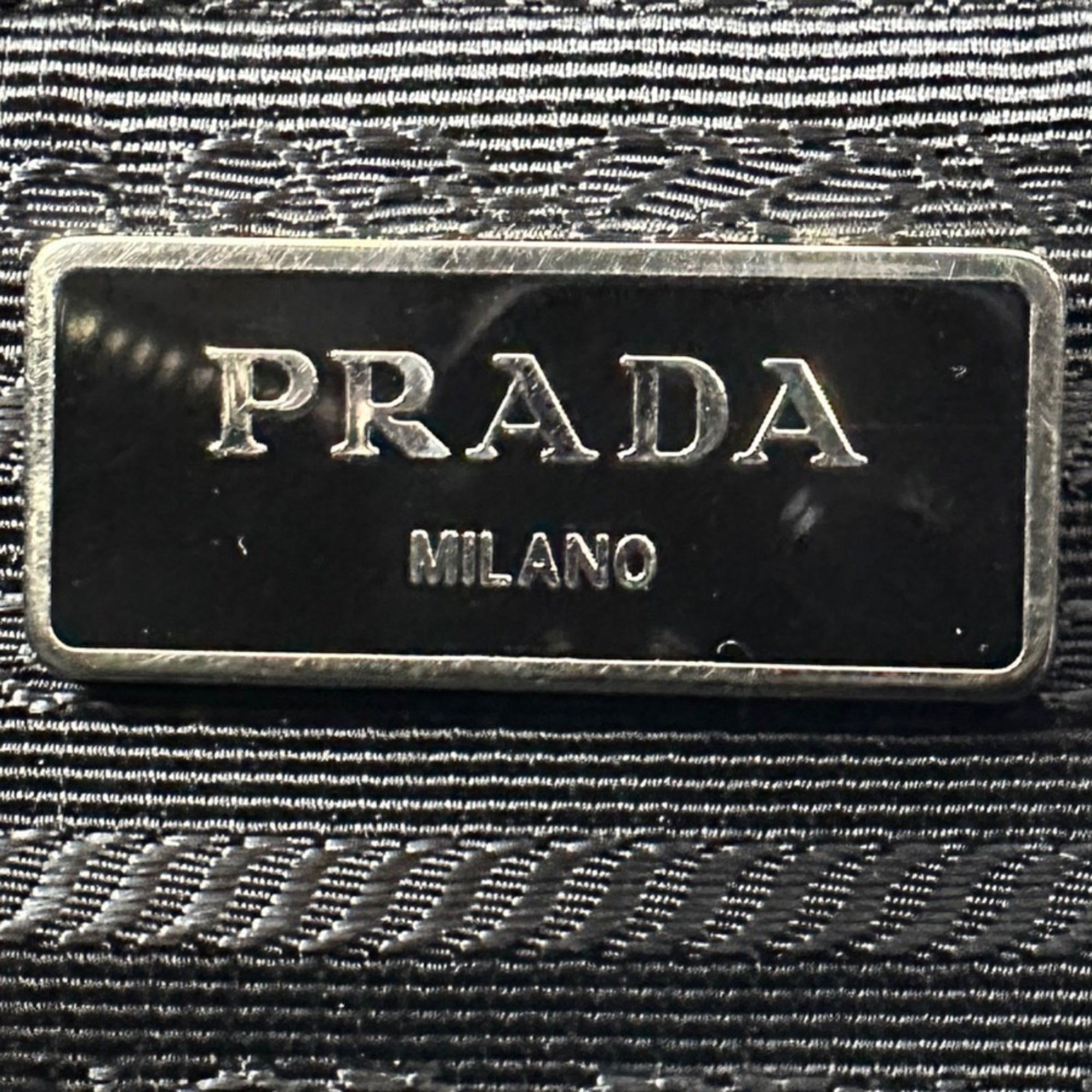 Prada Black Nylon Handbag Shoulder Bag (Pre-Owned)