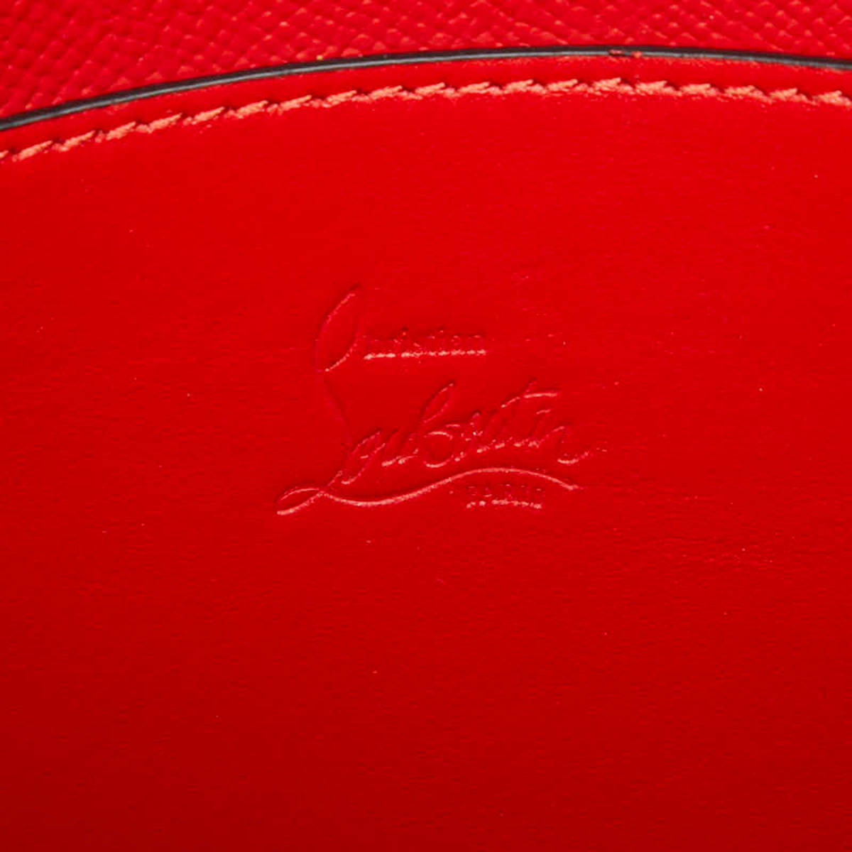 Christian Louboutin Black Leather Tote Bag (Pre-Owned)