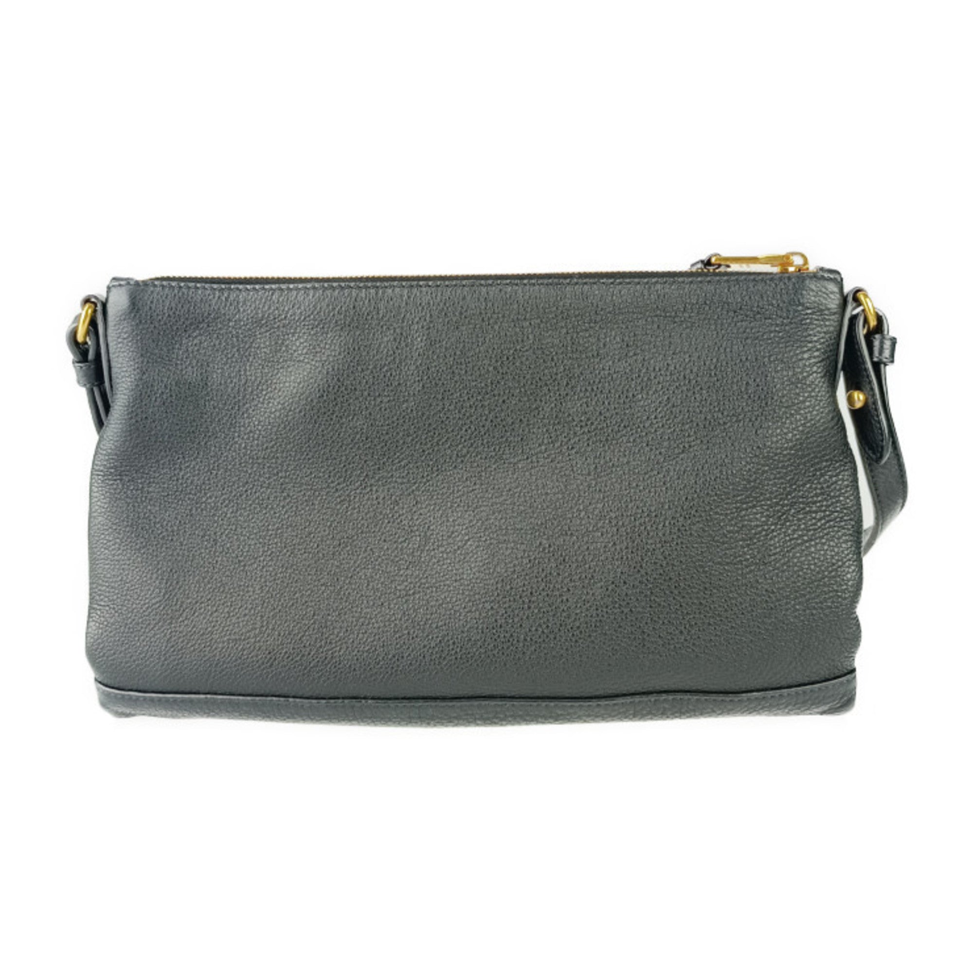 Prada Black Vitello Daino Shoulder Bag (Pre-Owned)