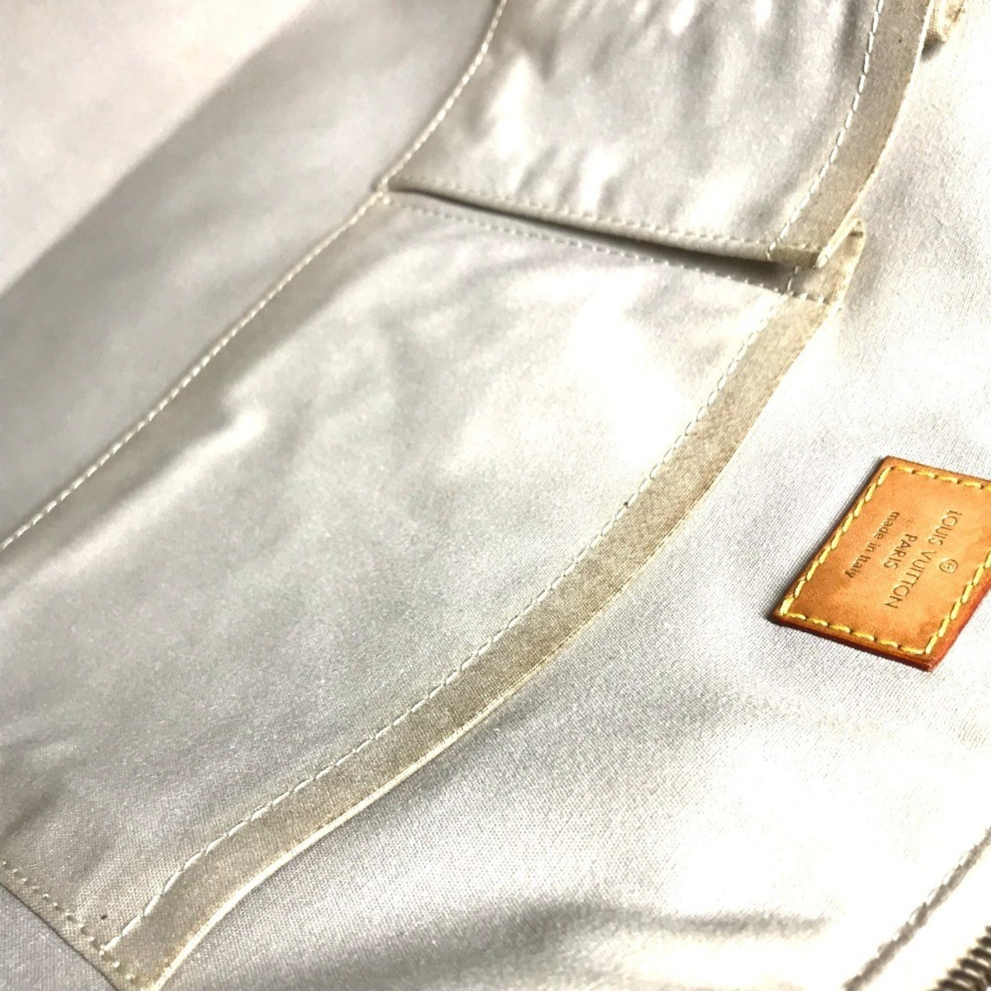 Louis Vuitton Gold Leather Shoulder Bag Tote Bag (Pre-Owned)