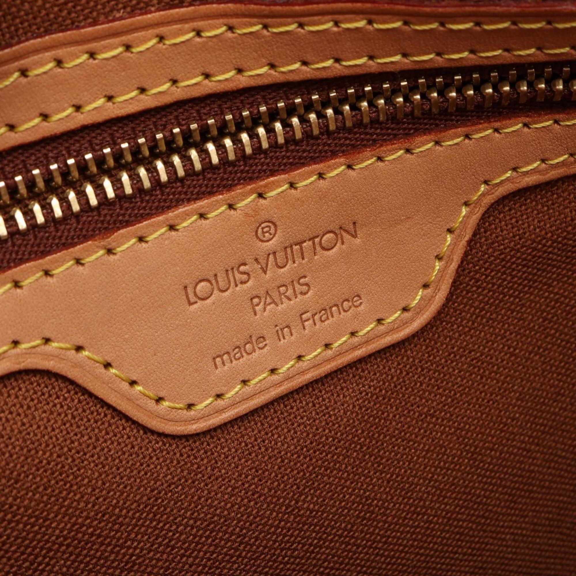 Louis Vuitton Brown Monogram Coated Canvas Pvc Monogram Leather Handbag Shoulder Bag (Pre-Owned)