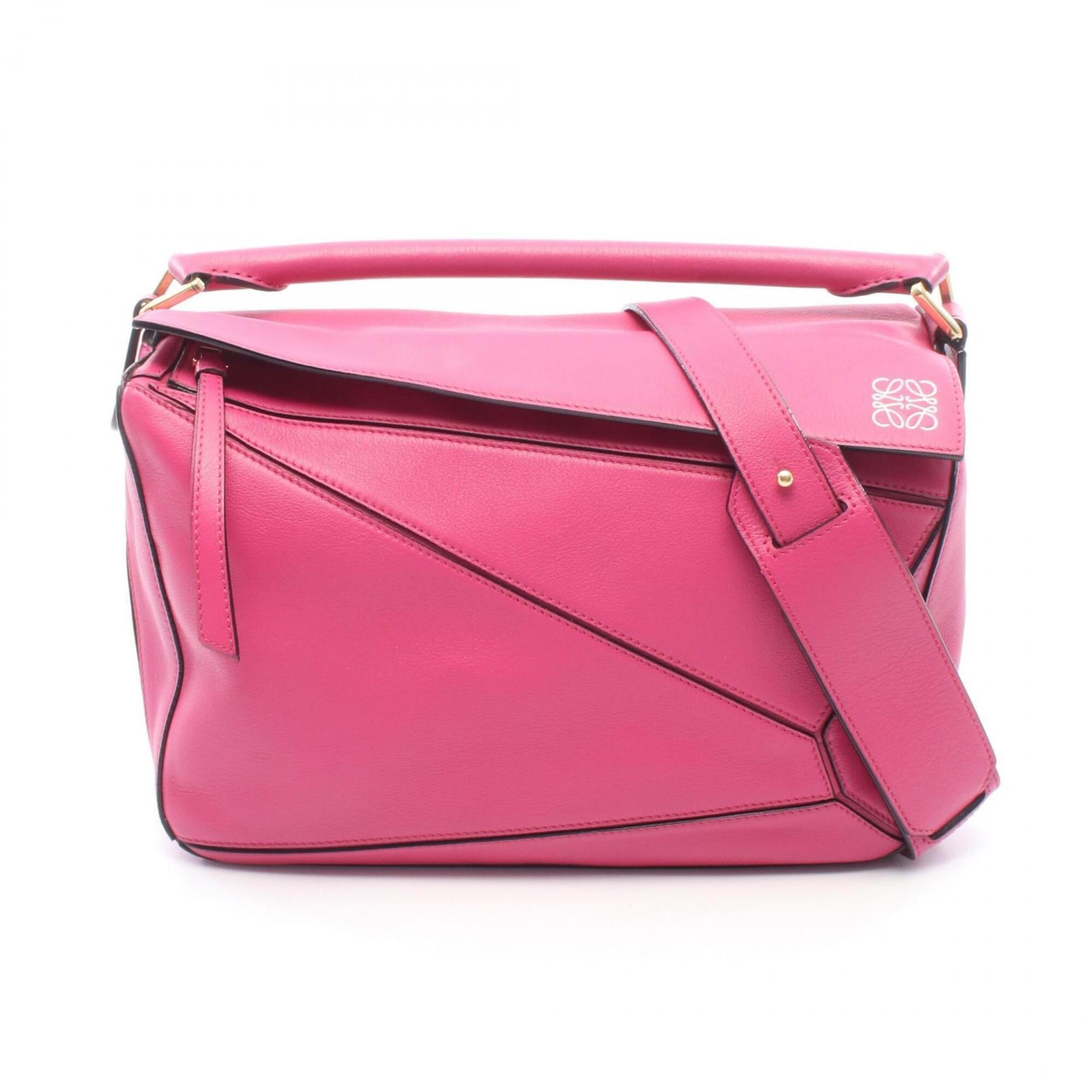 Loewe Pink Leather Handbag (Pre-Owned)