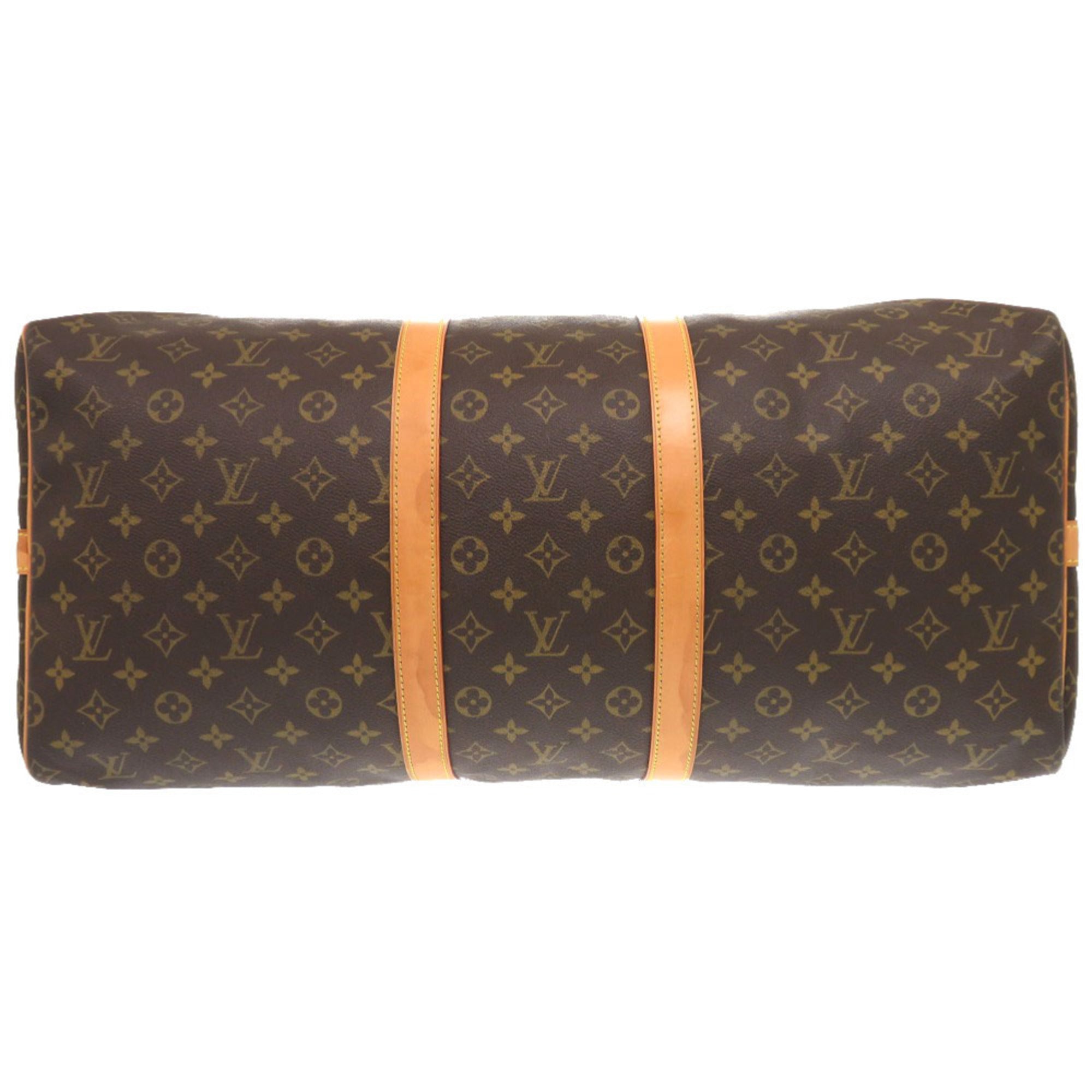 Louis Vuitton Brown Monogram Canvas Boston Bag (Pre-Owned)