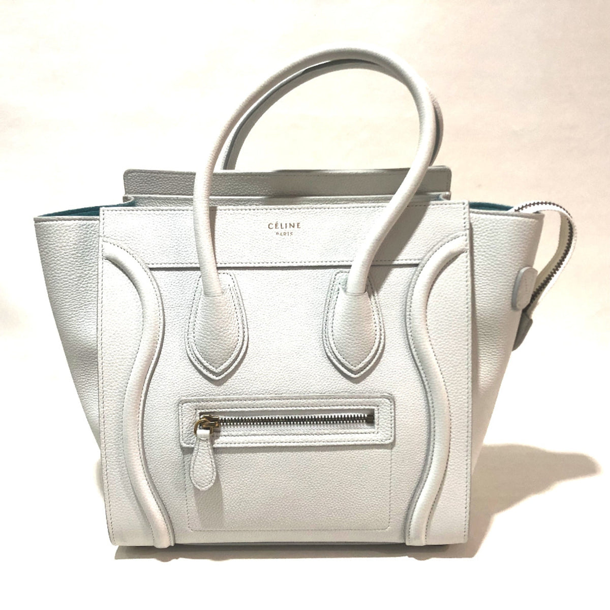 Celine White Leather Handbag (Pre-Owned)