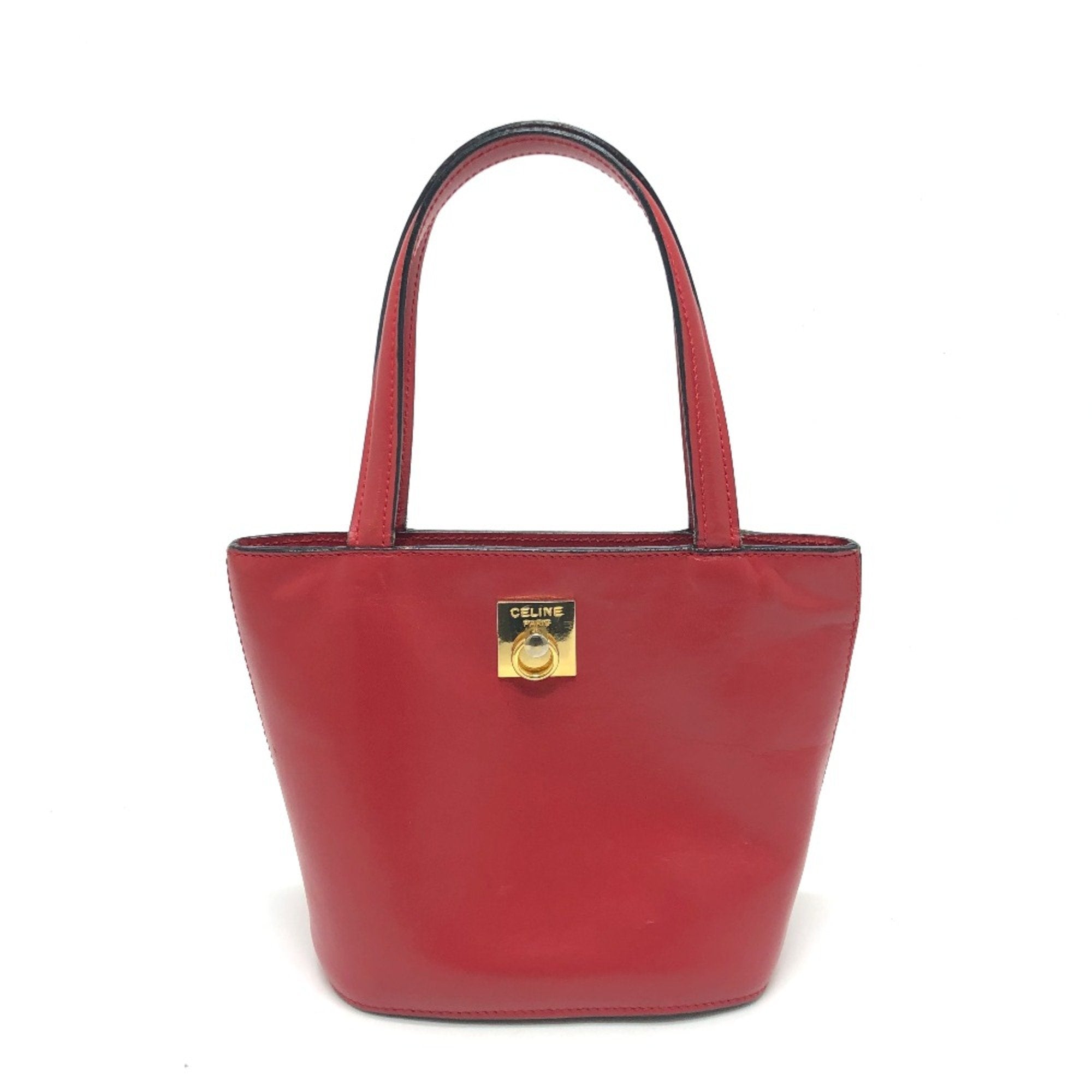 Celine Red Leather Handbag (Pre-Owned)